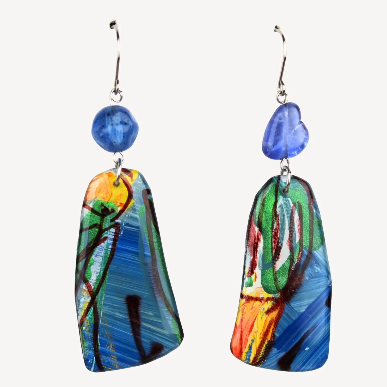 Hand Painted Earrings Ap20