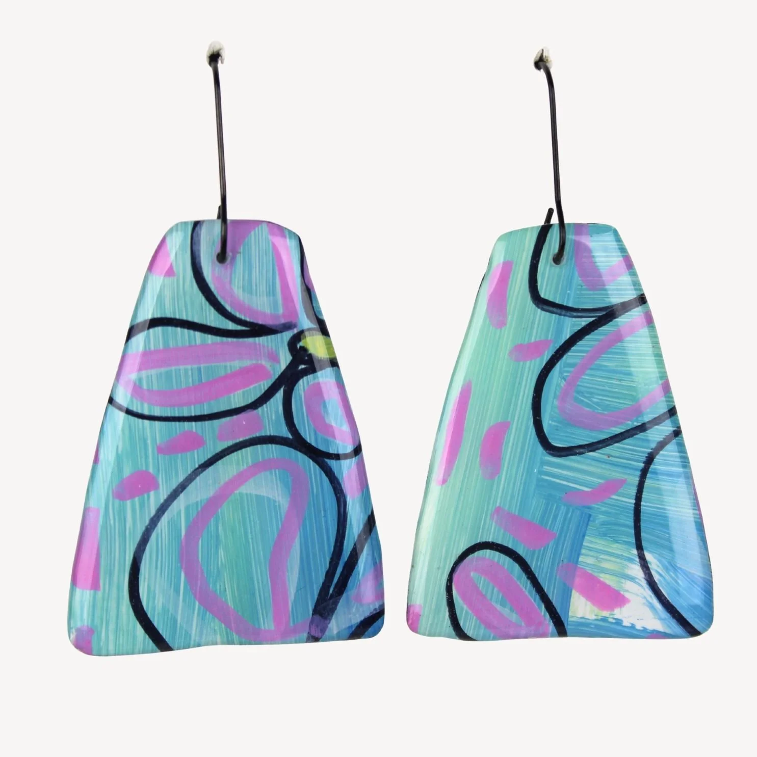 Hand Painted Earrings Ap13