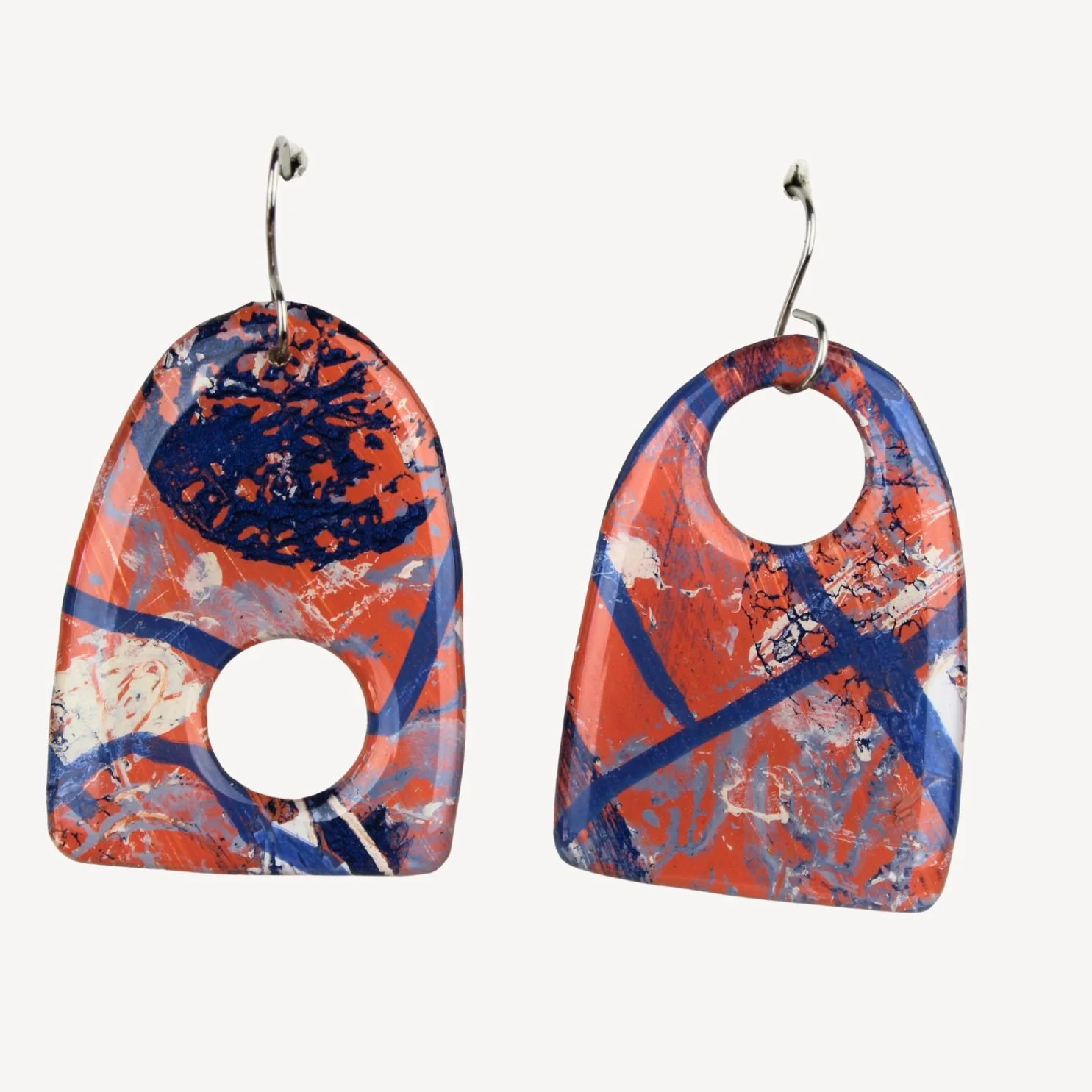 Hand Painted Earrings Ap30
