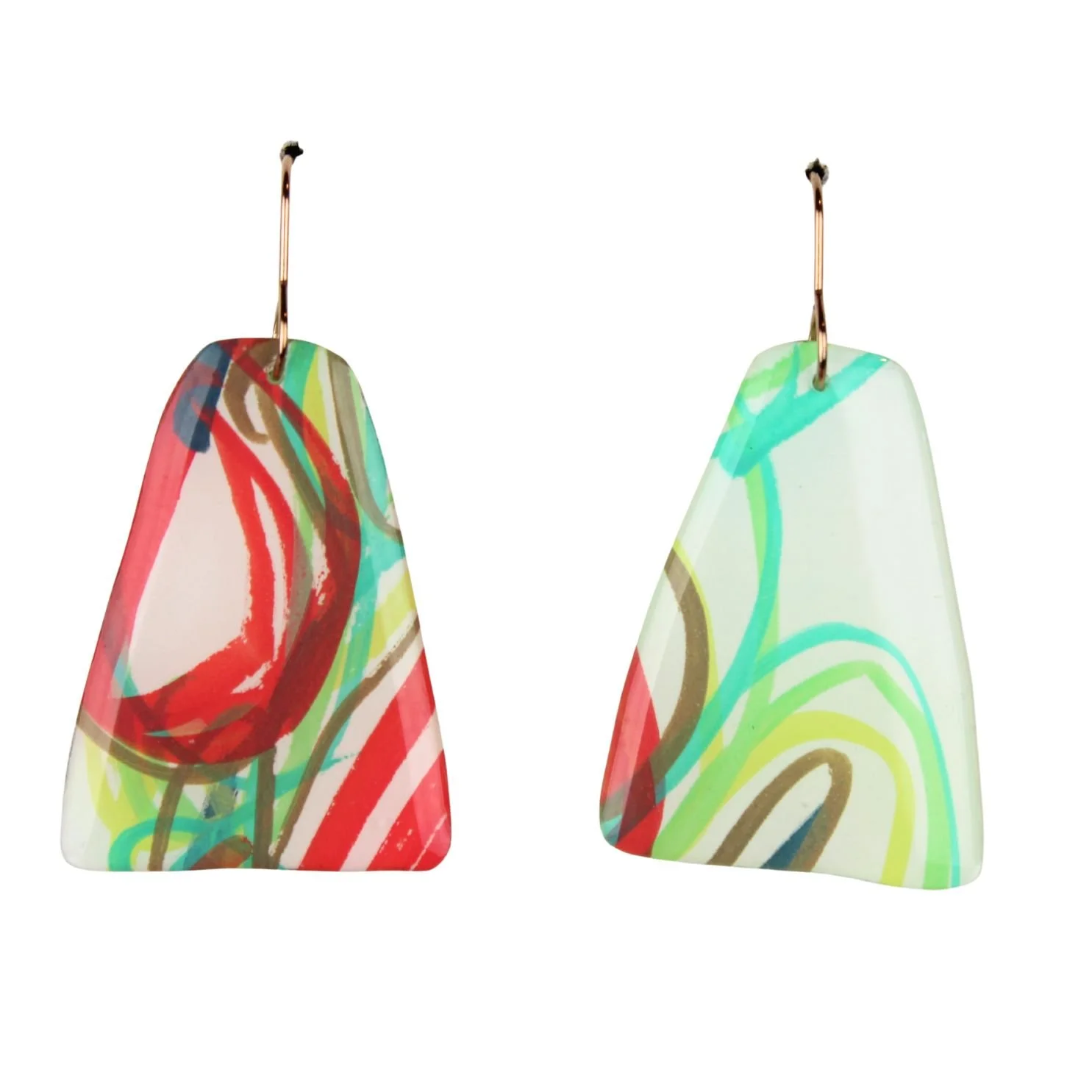 Hand Painted Earrings ne8