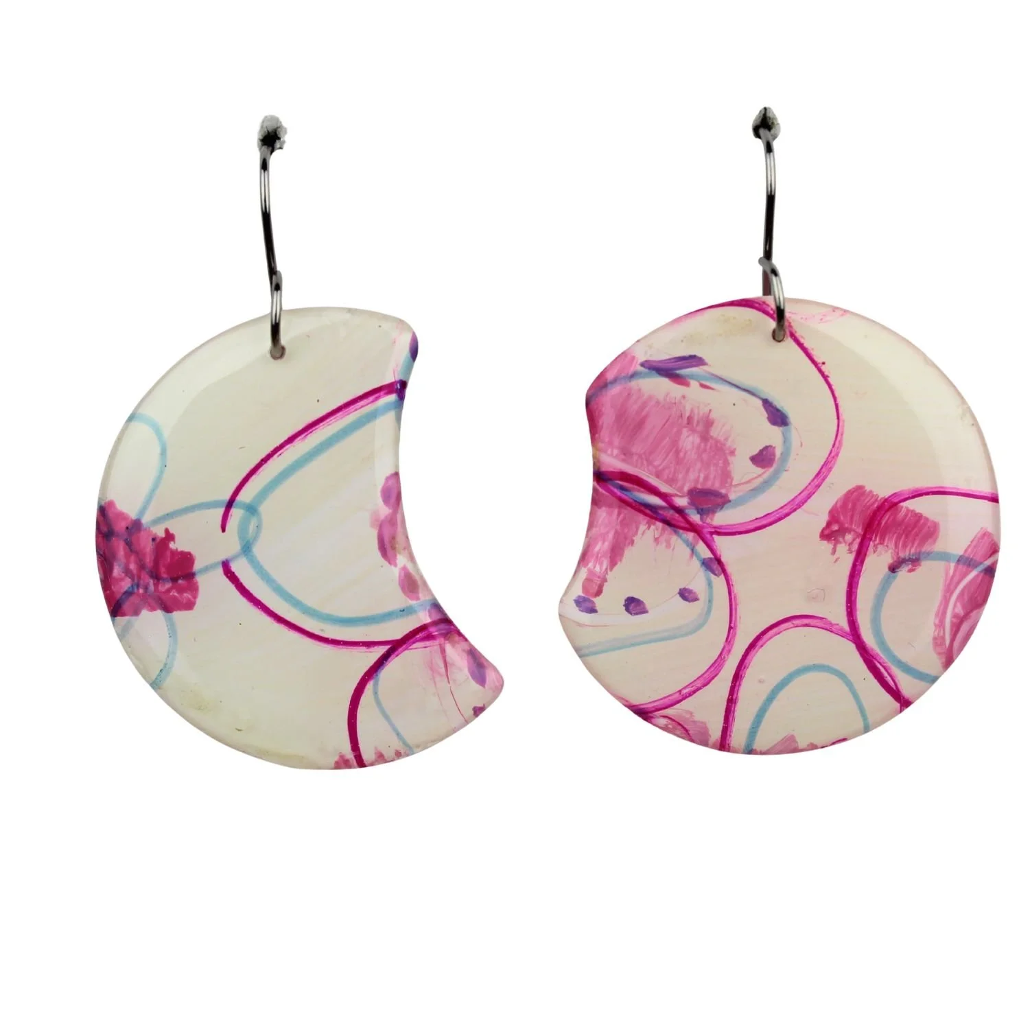 Hand Painted Earrings Dr51
