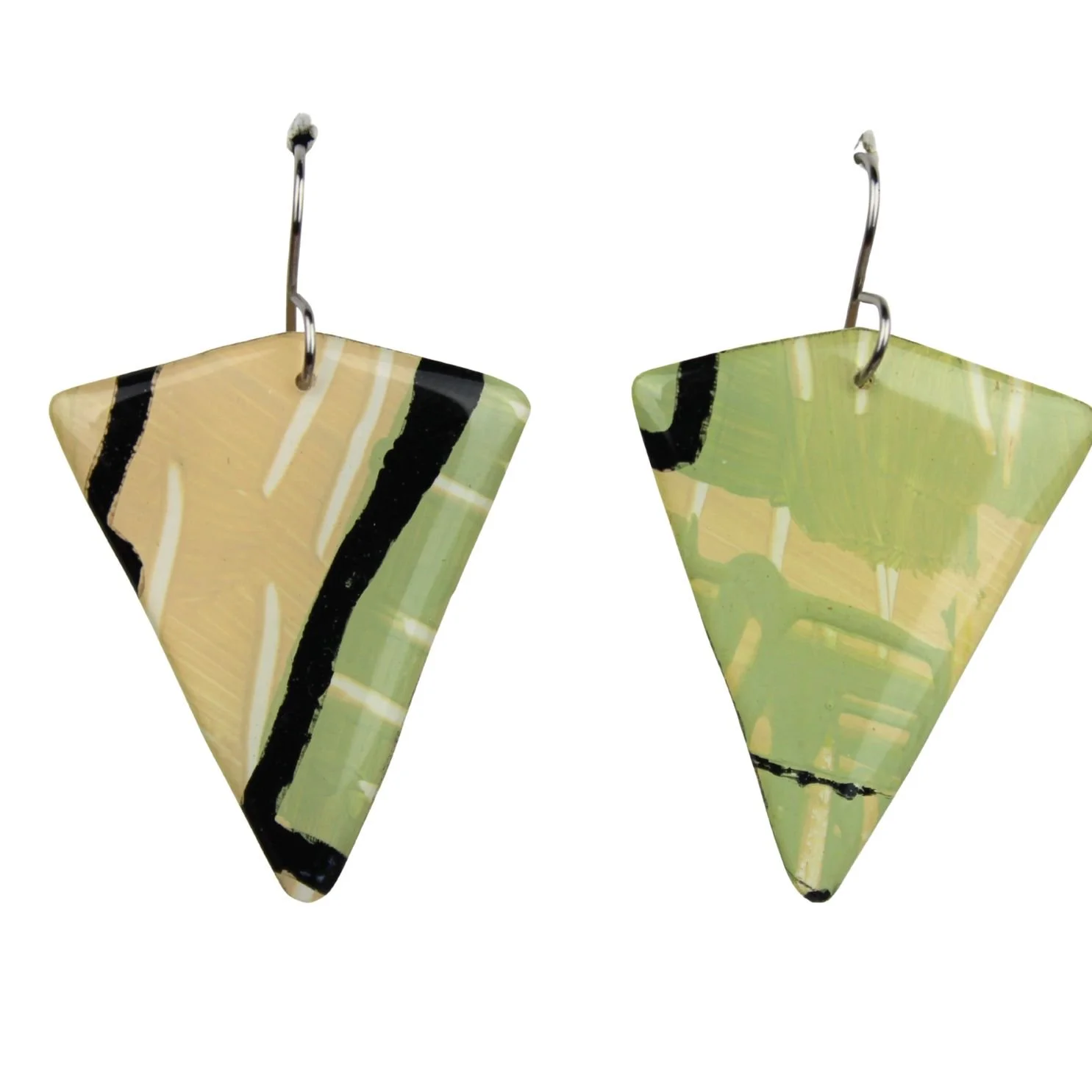 Hand Painted Earrings Dr68