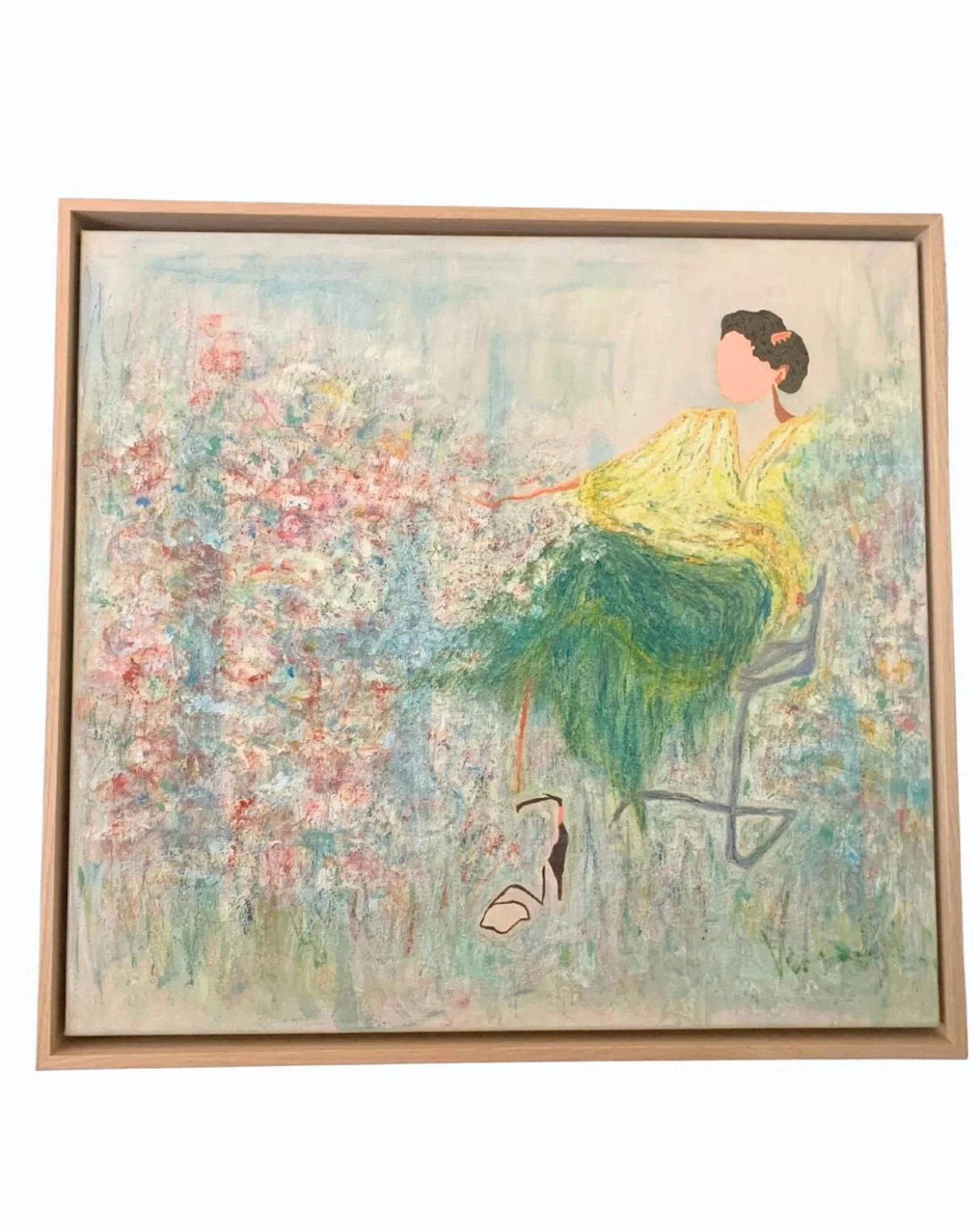 RELAXING into SPRING - FRAMED