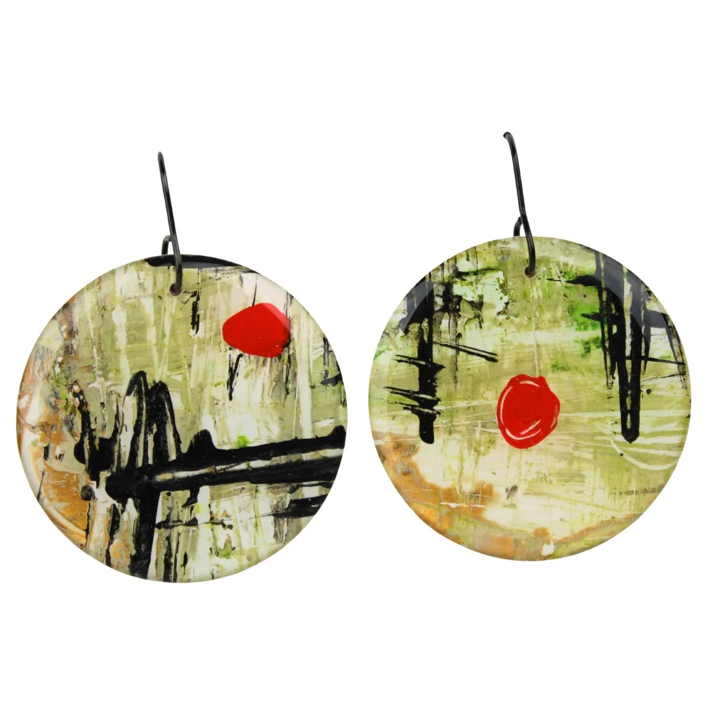 Hand Painted Earrings Pa18