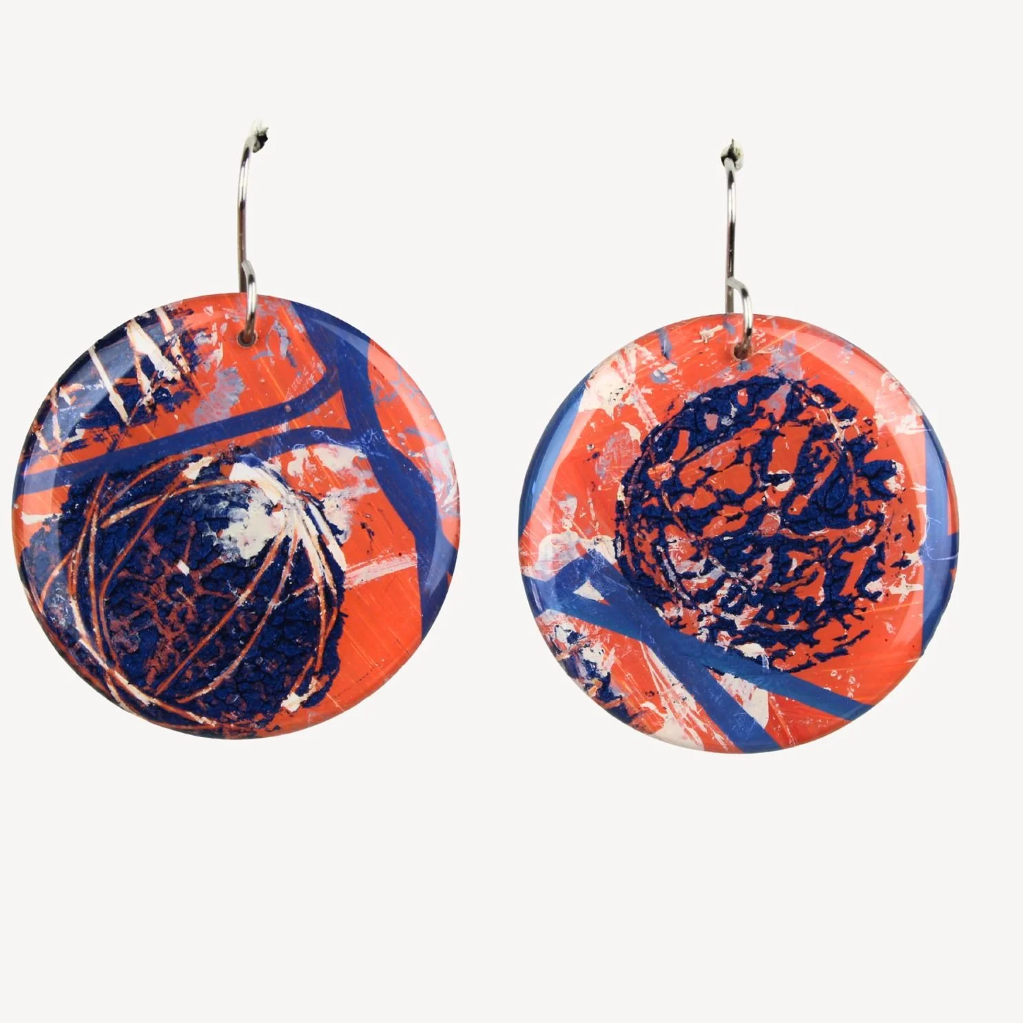 Hand Painted Earrings Ap31