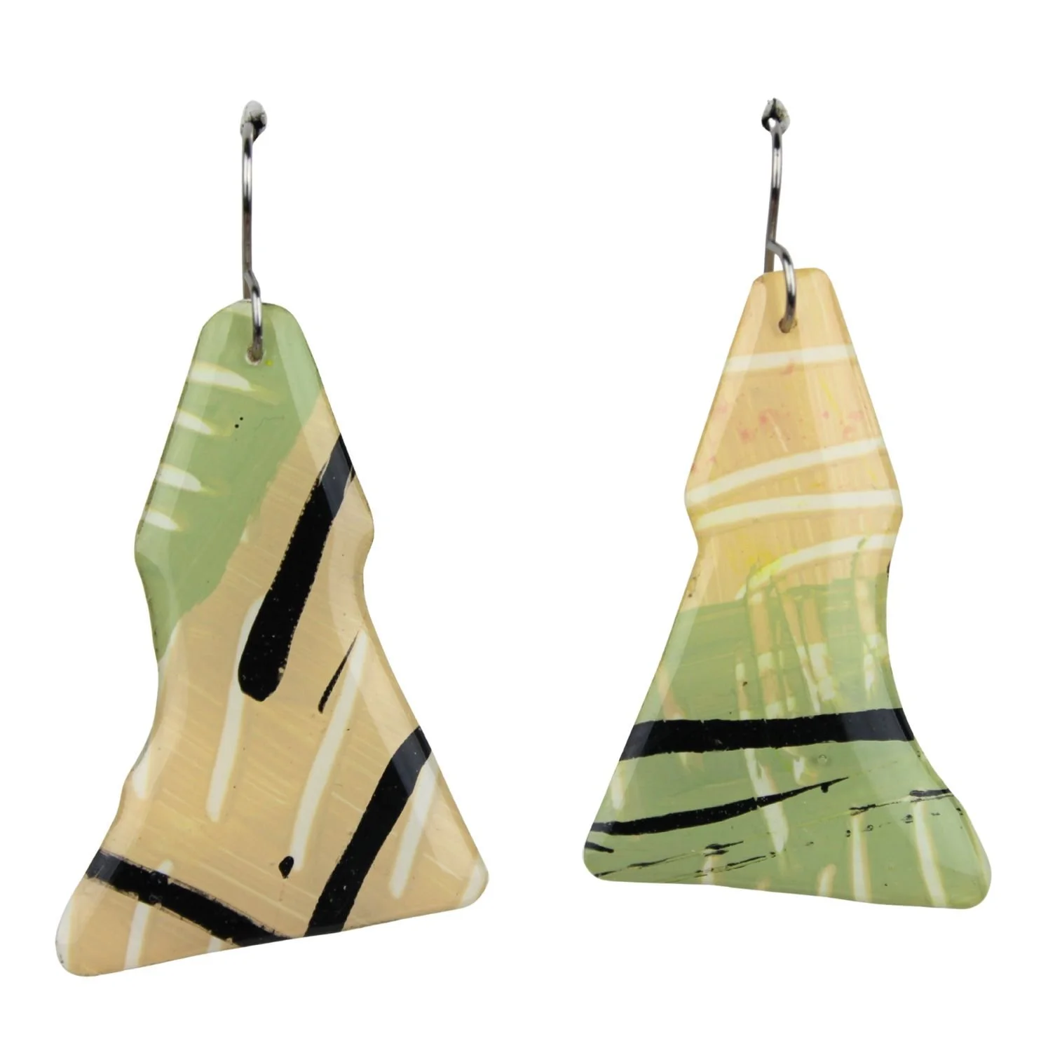 Hand Painted Earrings Dr58