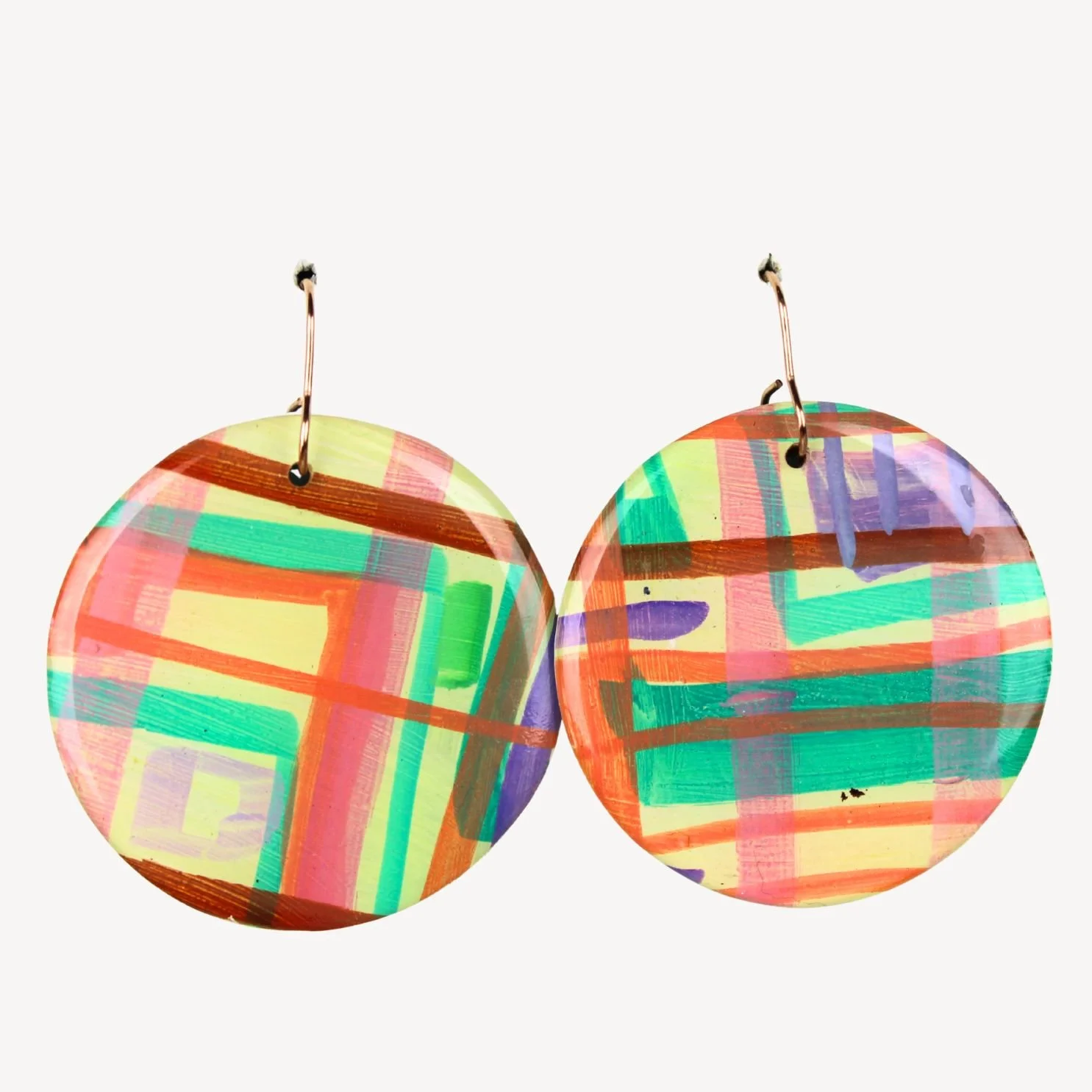 Hand Painted Earrings Ap15