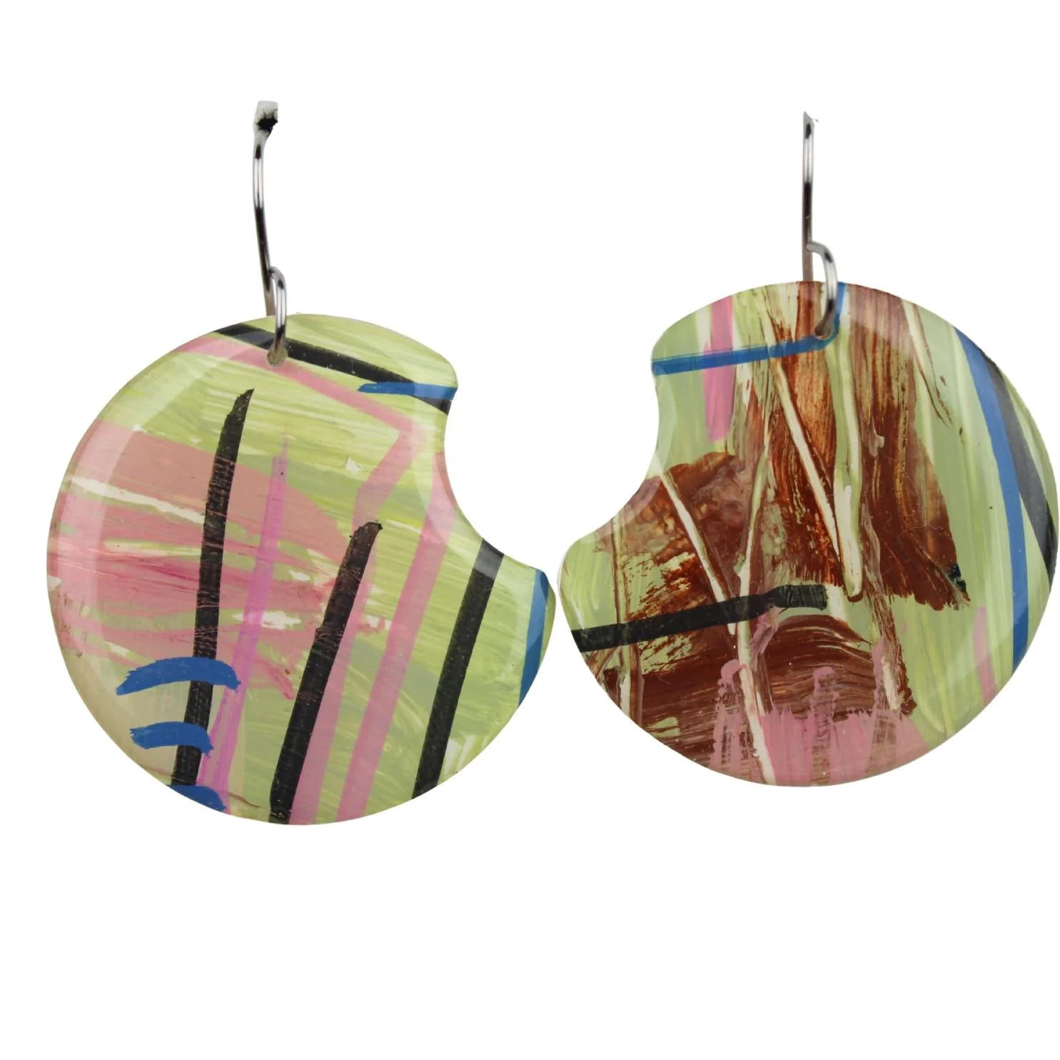 Hand Painted Earrings Dr37