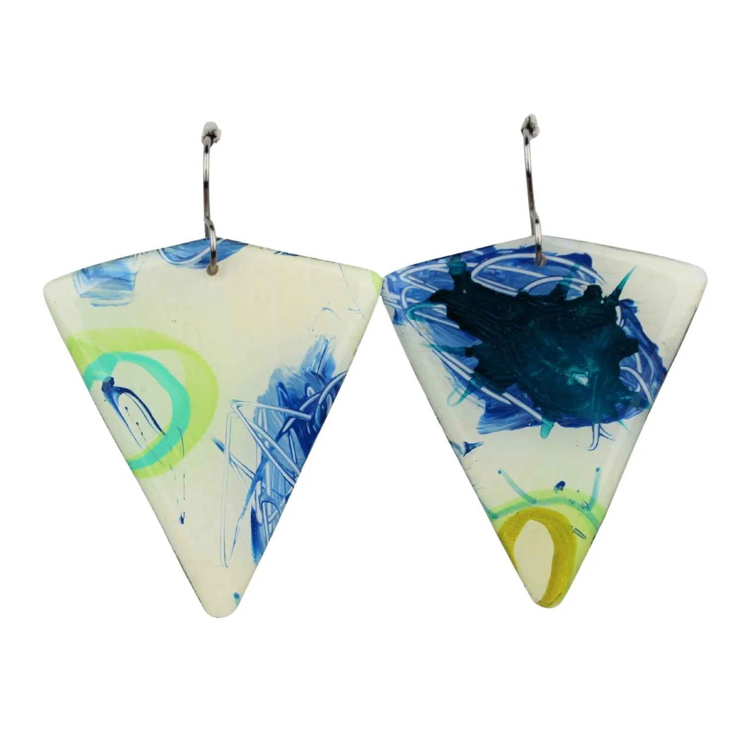 Hand Painted Earrings Dr48