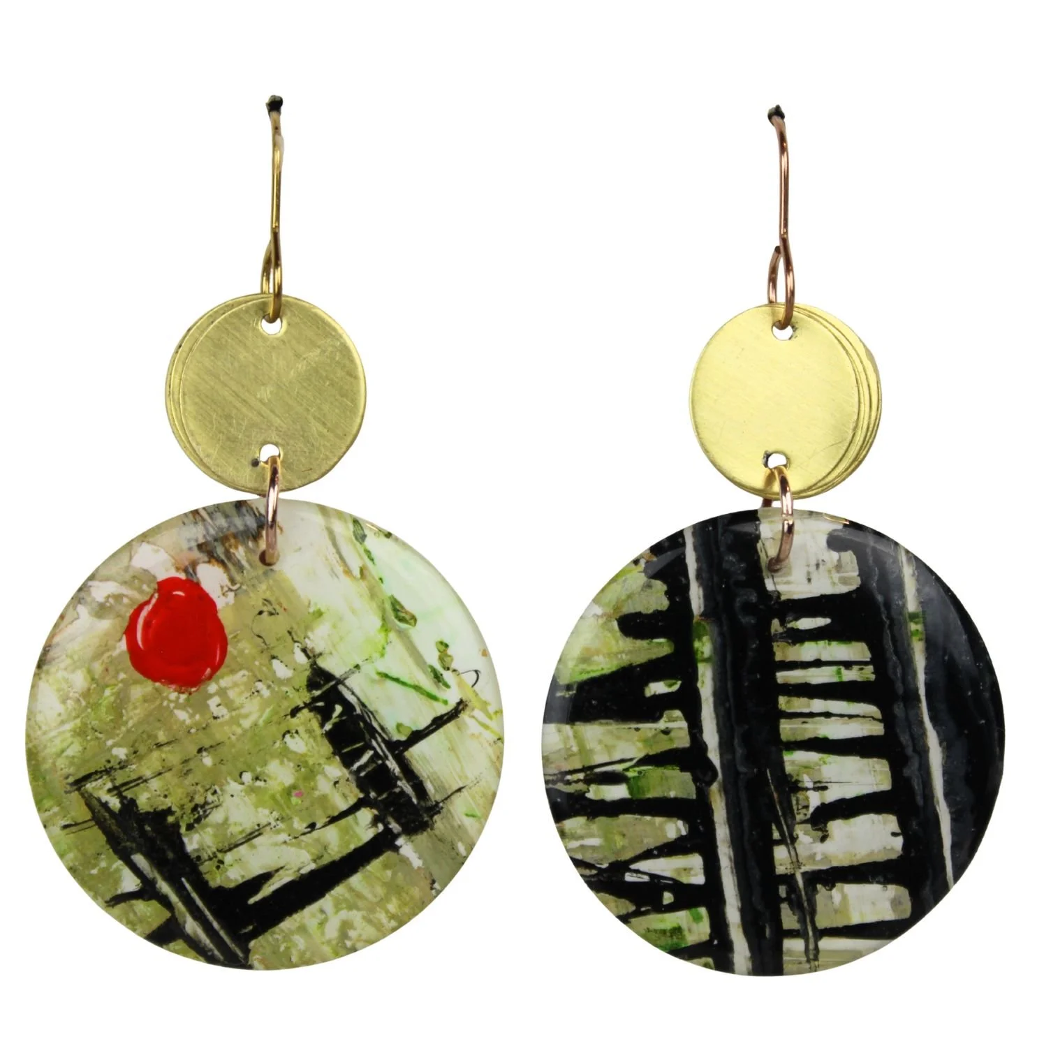 Hand Painted Earrings Pa29