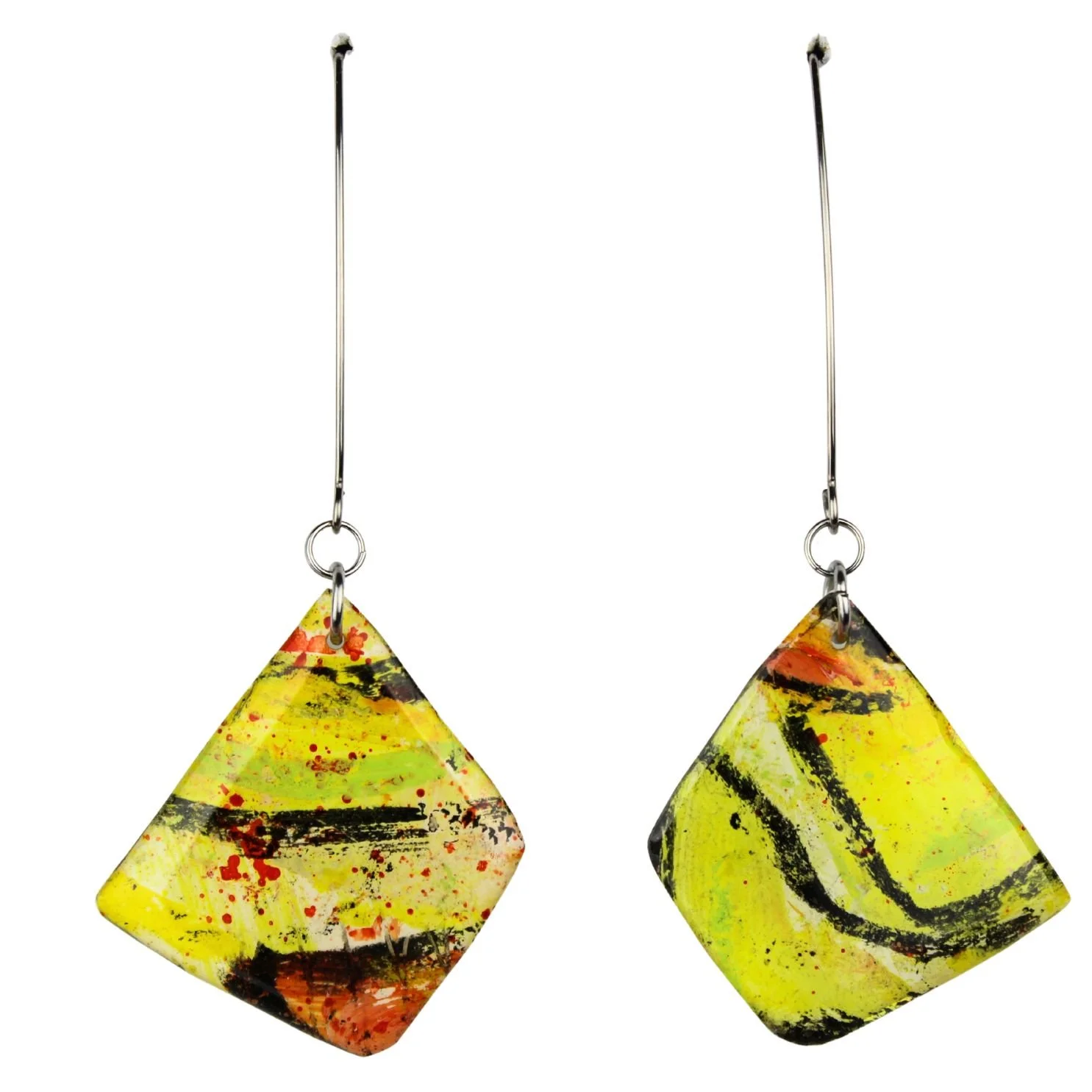 Hand Painted Earrings ne46