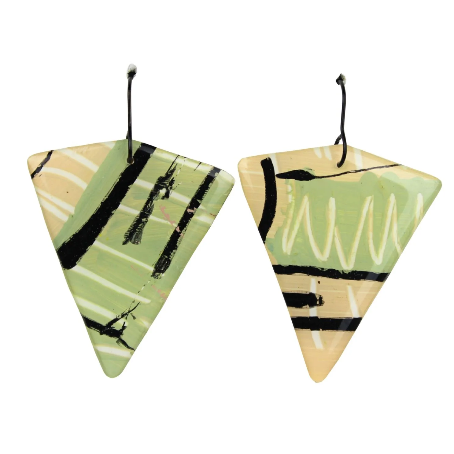 Hand Painted Earrings Dr60