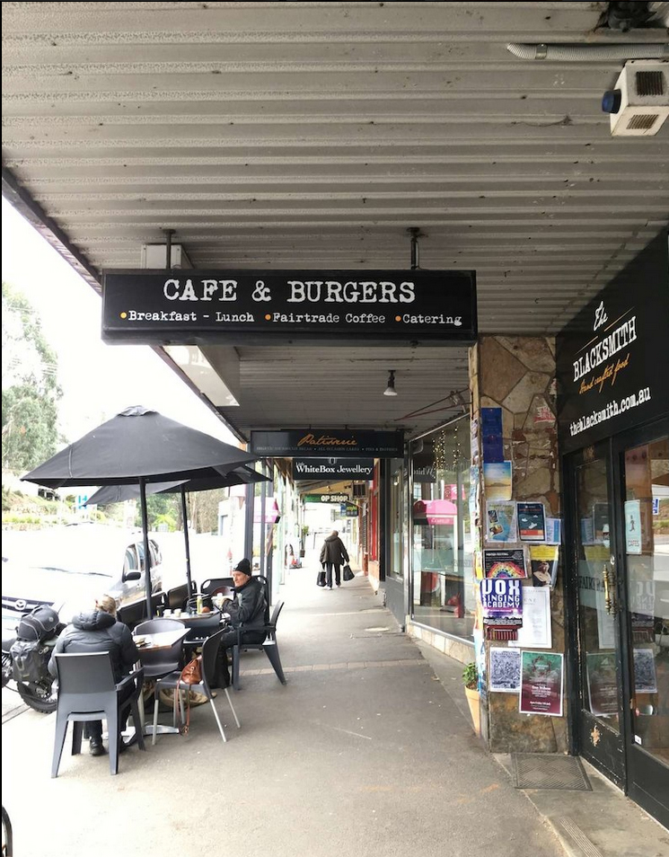 The Blacksmith Cafe in Belgrave VIC (Formally known as Chocolate Sensation) approached Runaway Graphics to help rebrand their business. This project included the redesign of the buisness logo, their fascia signage, menus & coffee/business cards.