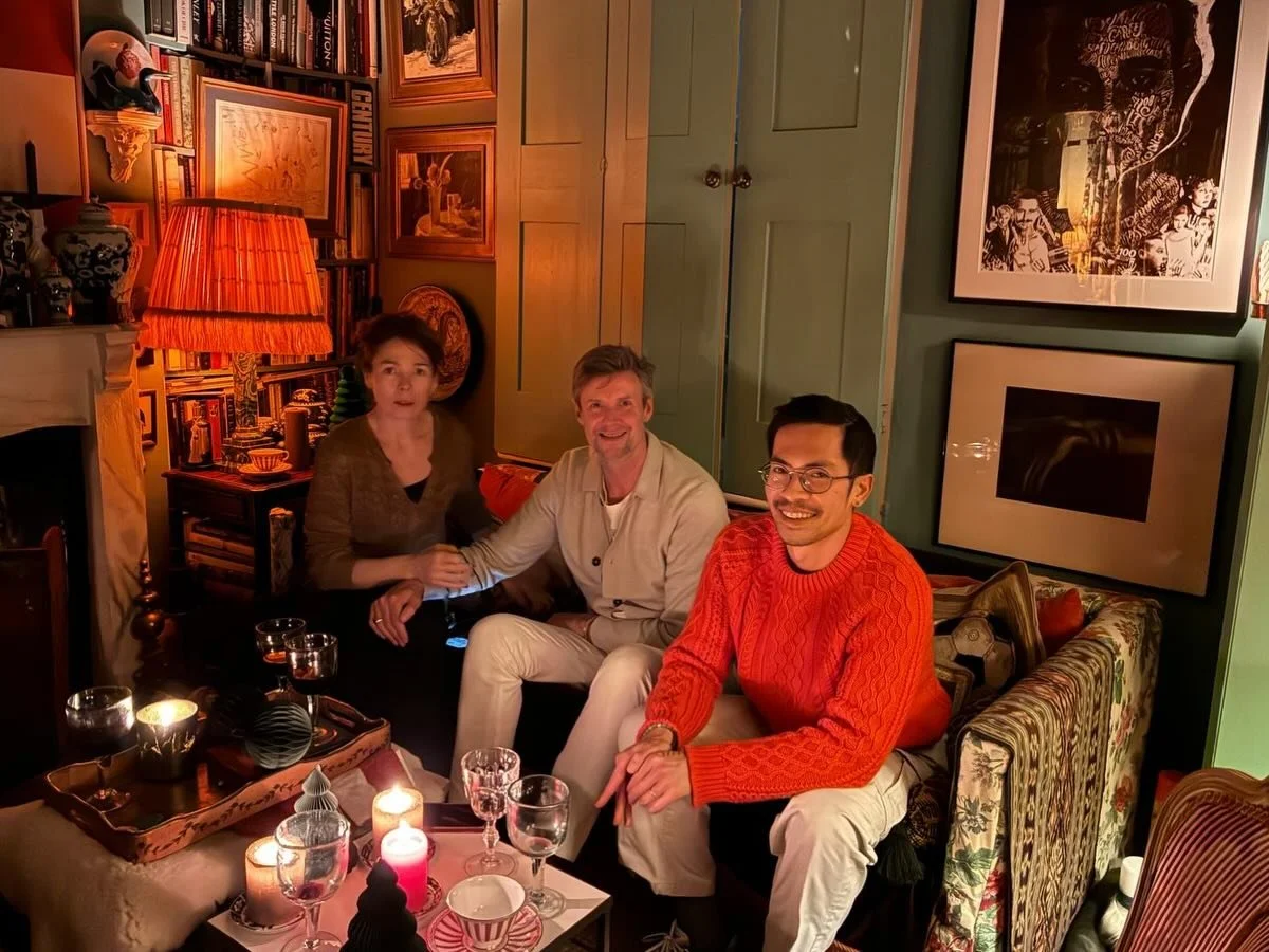 Holiday lunch at Jacob &amp; Stewart&rsquo;s, the chintziest most magical cottage in London.