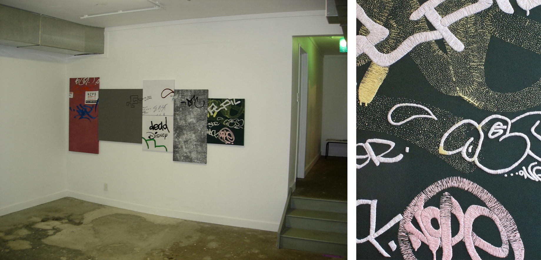 From Concrete to Textile, 2006. Blue Oyster Art Project Space, Dunedin. Image courtesy of the artist.