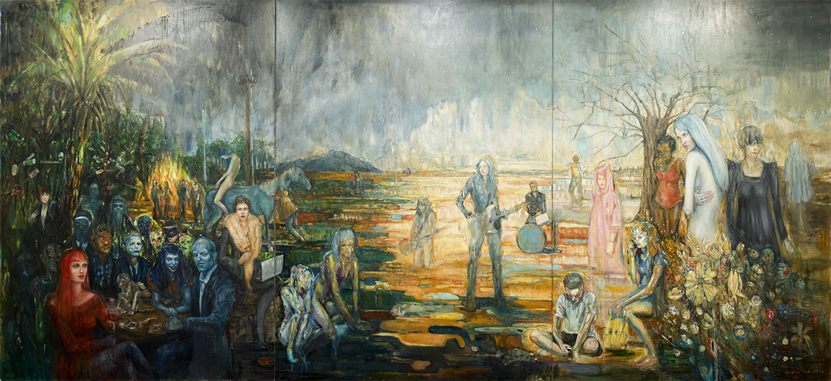 Séraphine Pick, Everything Old is New Again , 2011. Oil on Linen. Image courtesy of the artist.