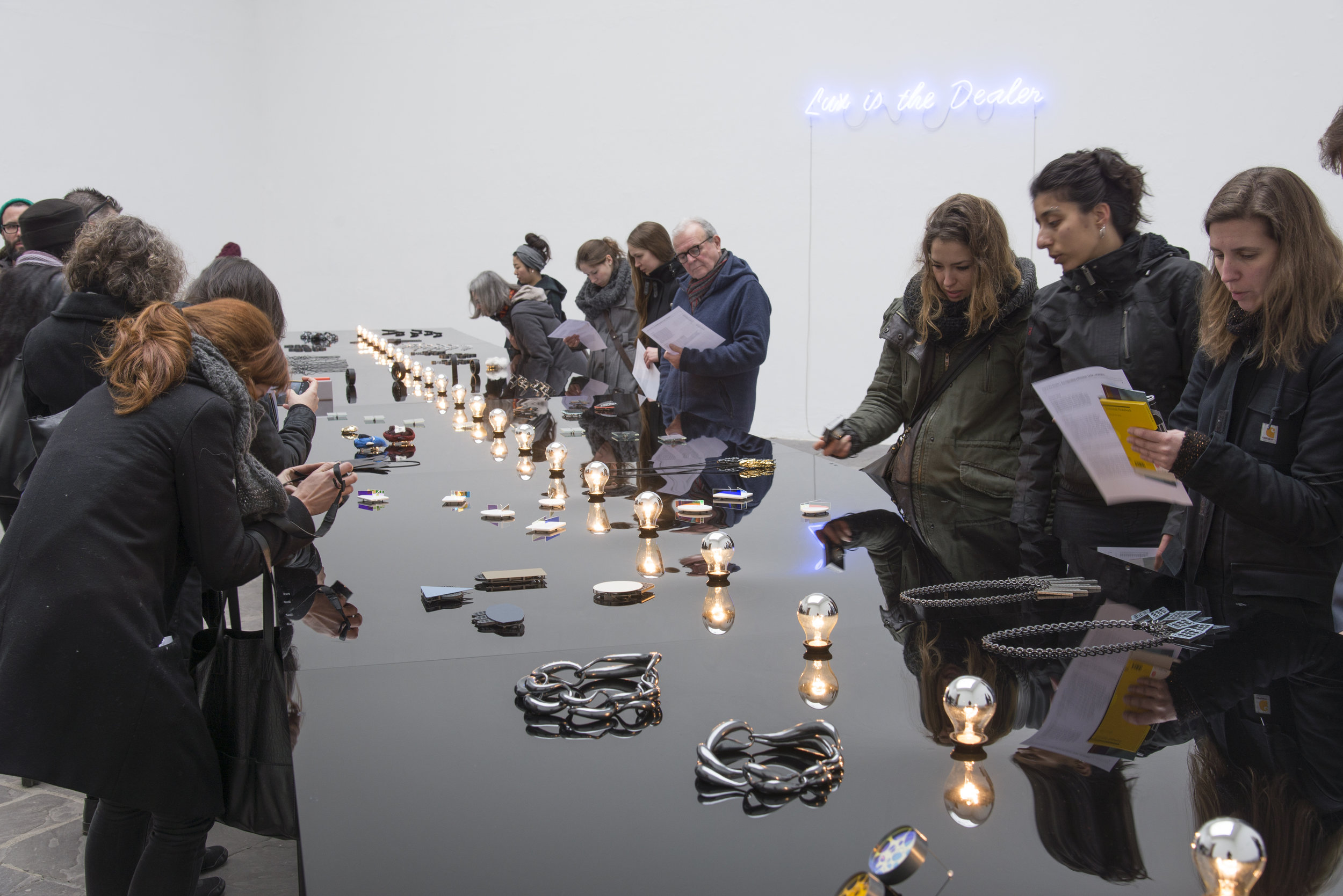 Lux is the Dealer, installation view, Kunstpavillion, Munich Jewellery Week, 2015. Photo by Sian van Dyk