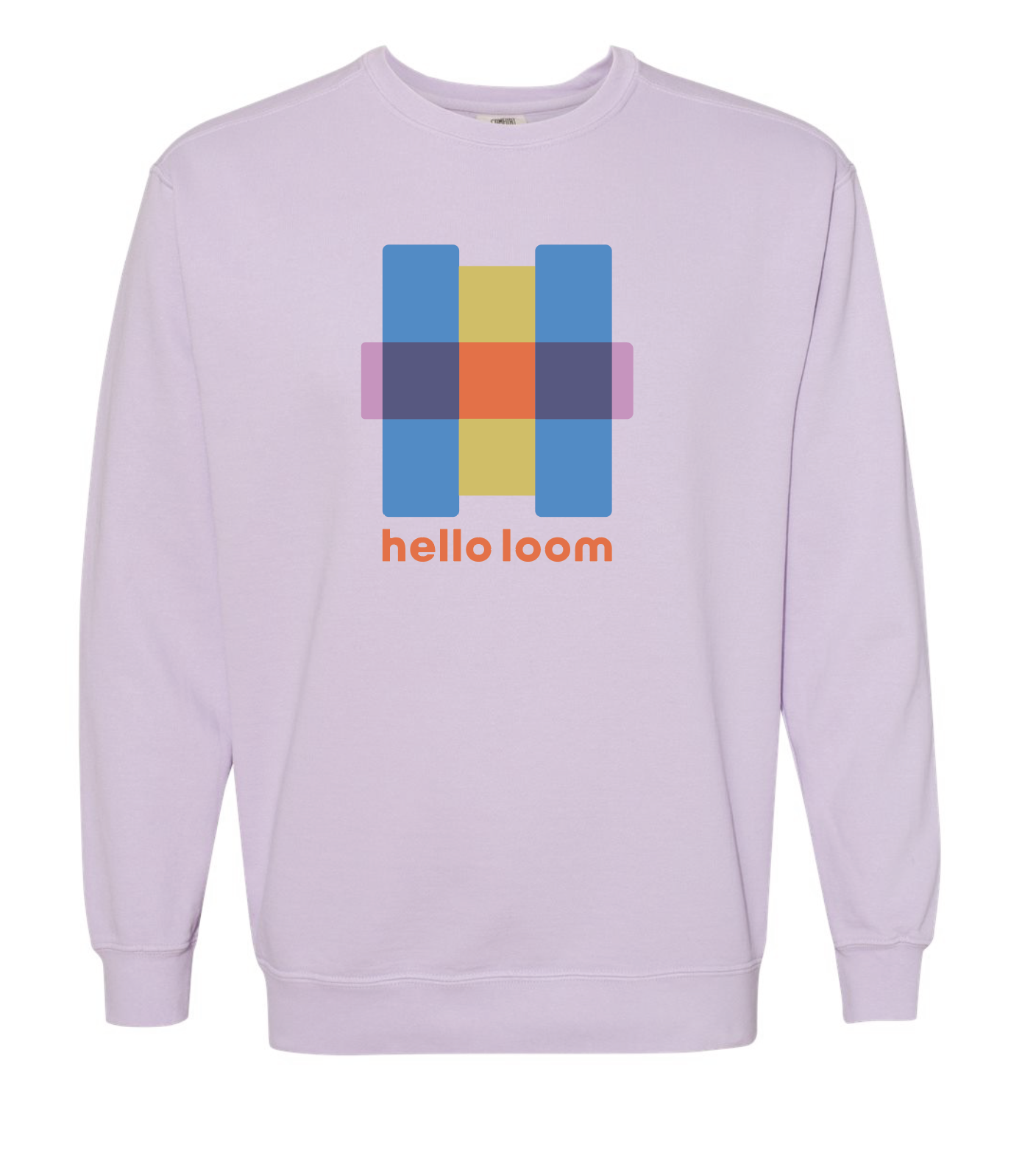 Hello Loom Garment-Dyed Crewneck Sweatshirt