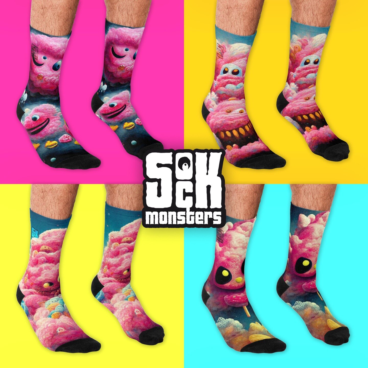 Fresh out of the candy dungeon, this odd bunch of Sock Monsters are ready to take to the streets! Get yours now and stride with pride, follow the link in my Bio.

Check out prints also available in my shop
https://redfishnz.redbubble.com/