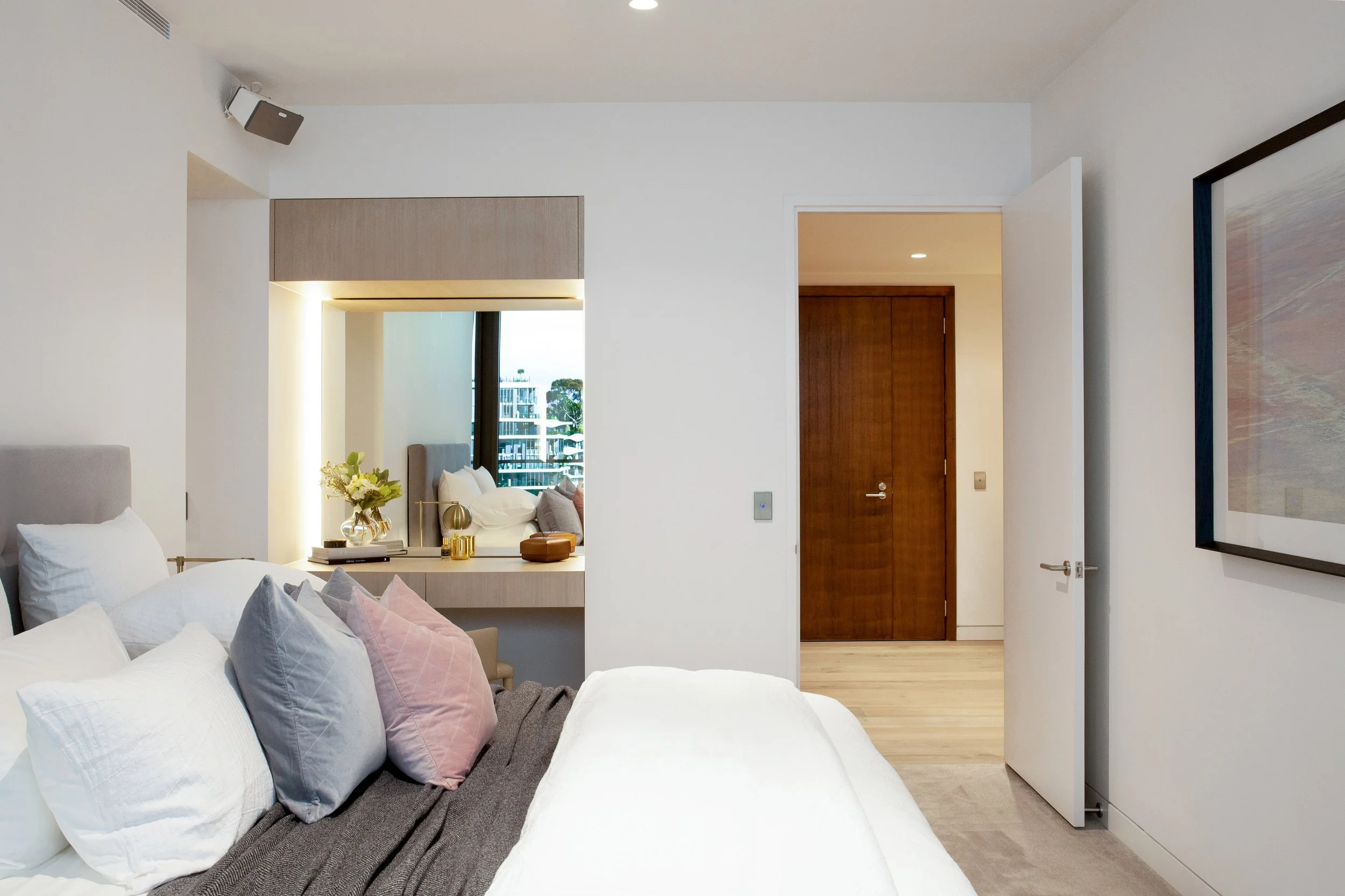 Walmer Apartments primary bedroom