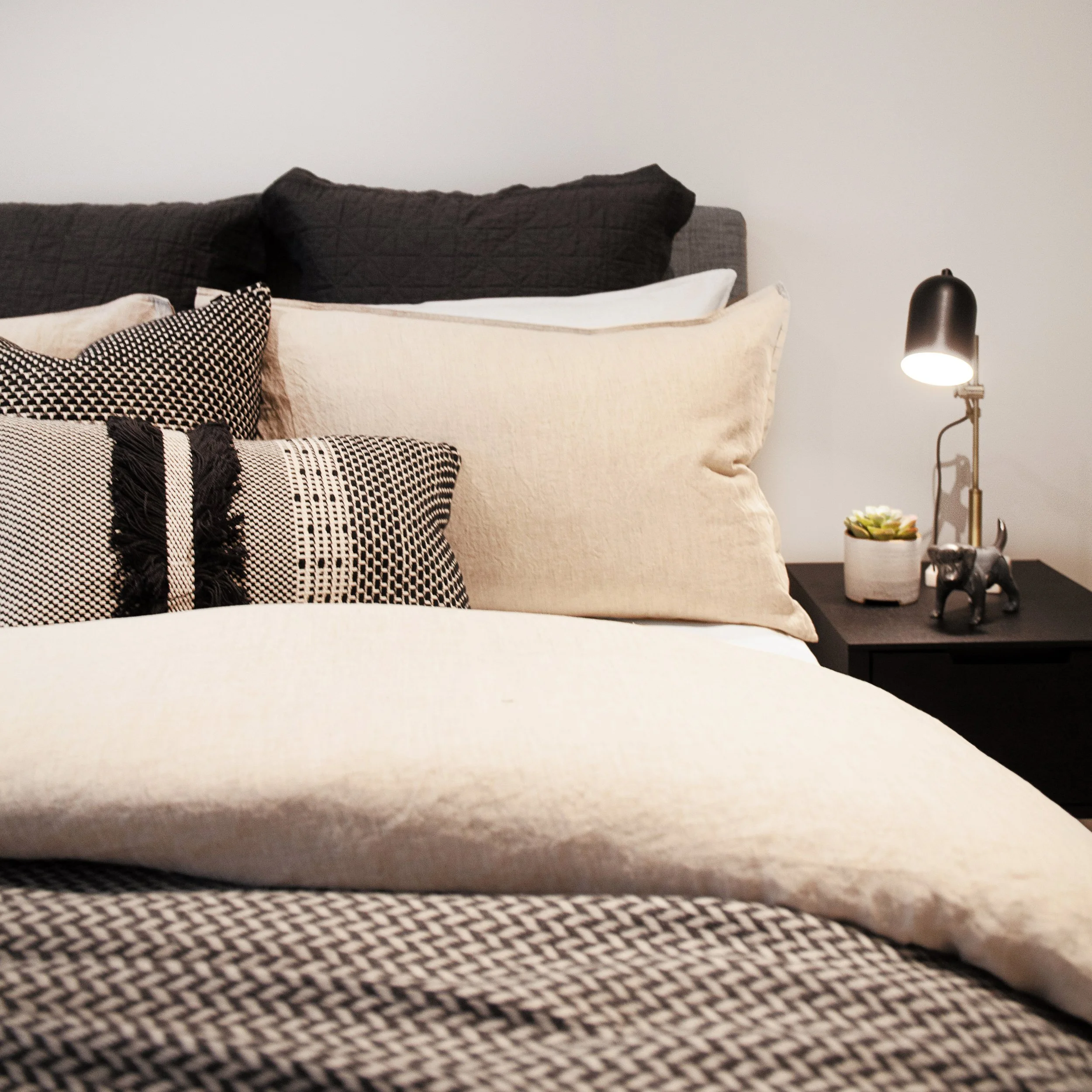 Walmer Apartments guest bedroom styling