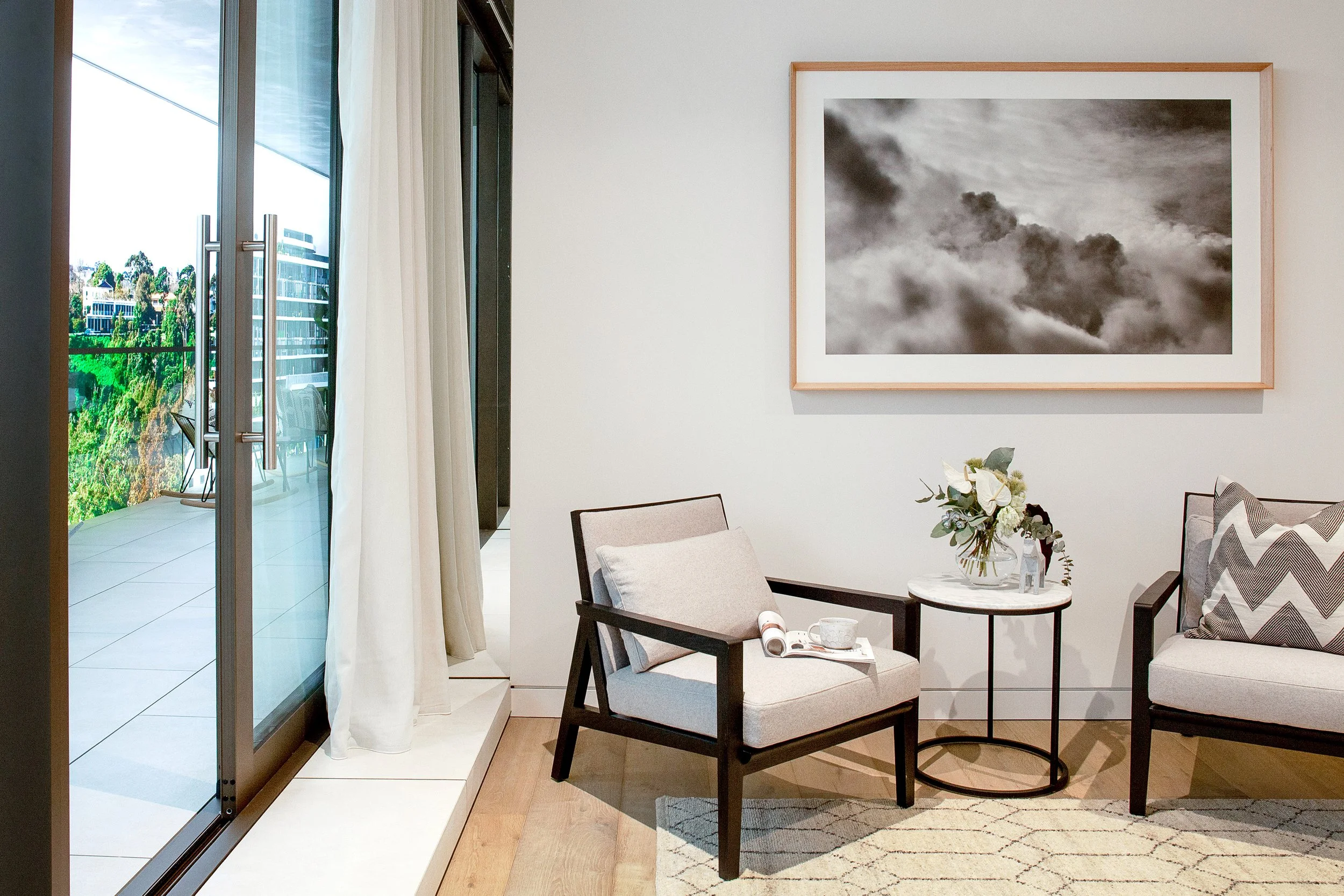 Walmer Apartments study area styling