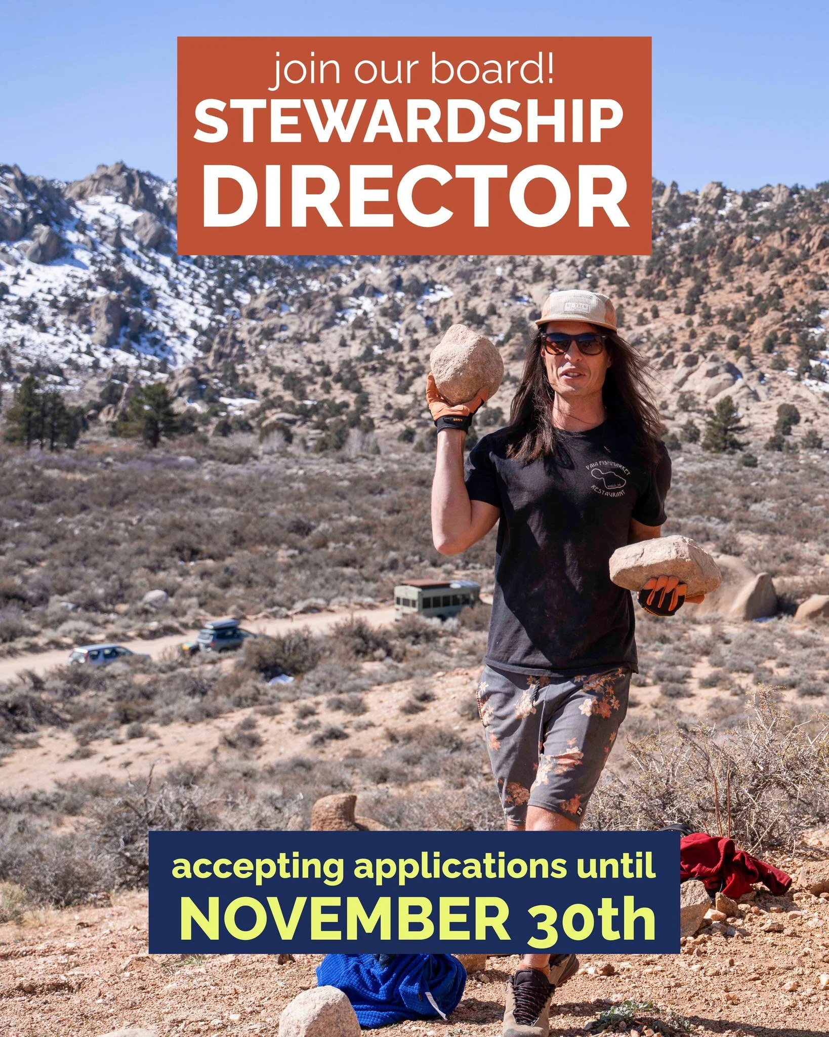 📣 Join Our Board &mdash; Stewardship Director 📣�
Do you get a thrill from yanking invasive plants out of climbing zones? Want to bring a crew together and haul rocks (literally) for the greater good of our climbing community? If yes, we&rsquo;ve a 