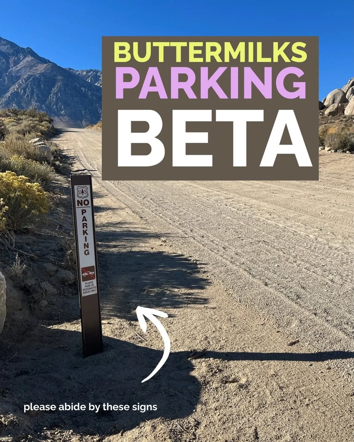 It&rsquo;s Buttermilk Season! 🧗&zwj;♀️
Weekends and holidays can get busy out there &mdash; lots of people, dogs, and vehicles all sharing the same space.

🚫 Parking on the south side of Buttermilk Road is not permitted (since fall 2024).
If you&rs