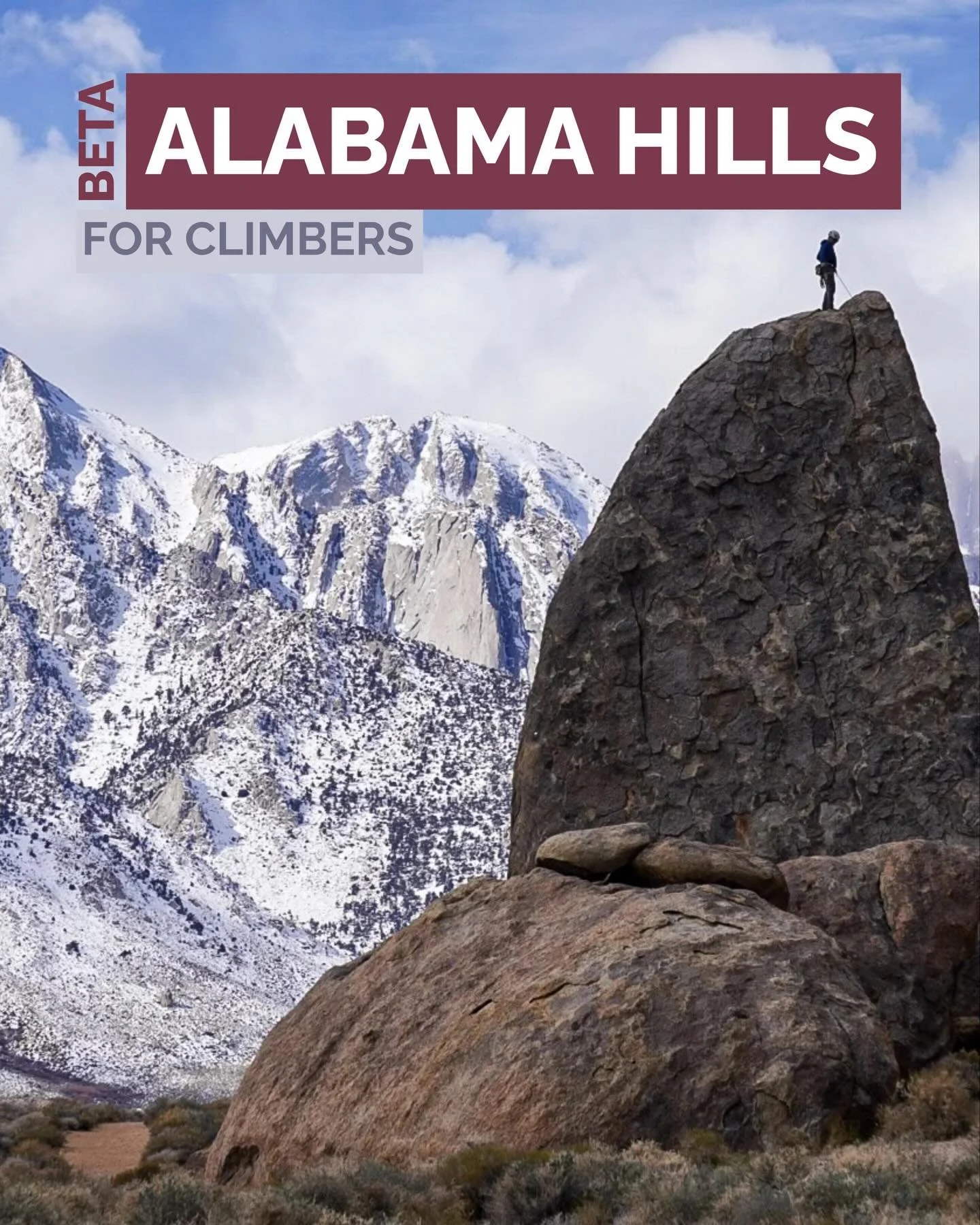 Beta for Climbers: Alabama Hills! 🏞️
The Alabama Hills are a stunning National Scenic Area, famous for their incredible rock formations. With the release of Marty Lewis&rsquo;s new climbing guide, there&rsquo;s never been a better time to explore!

