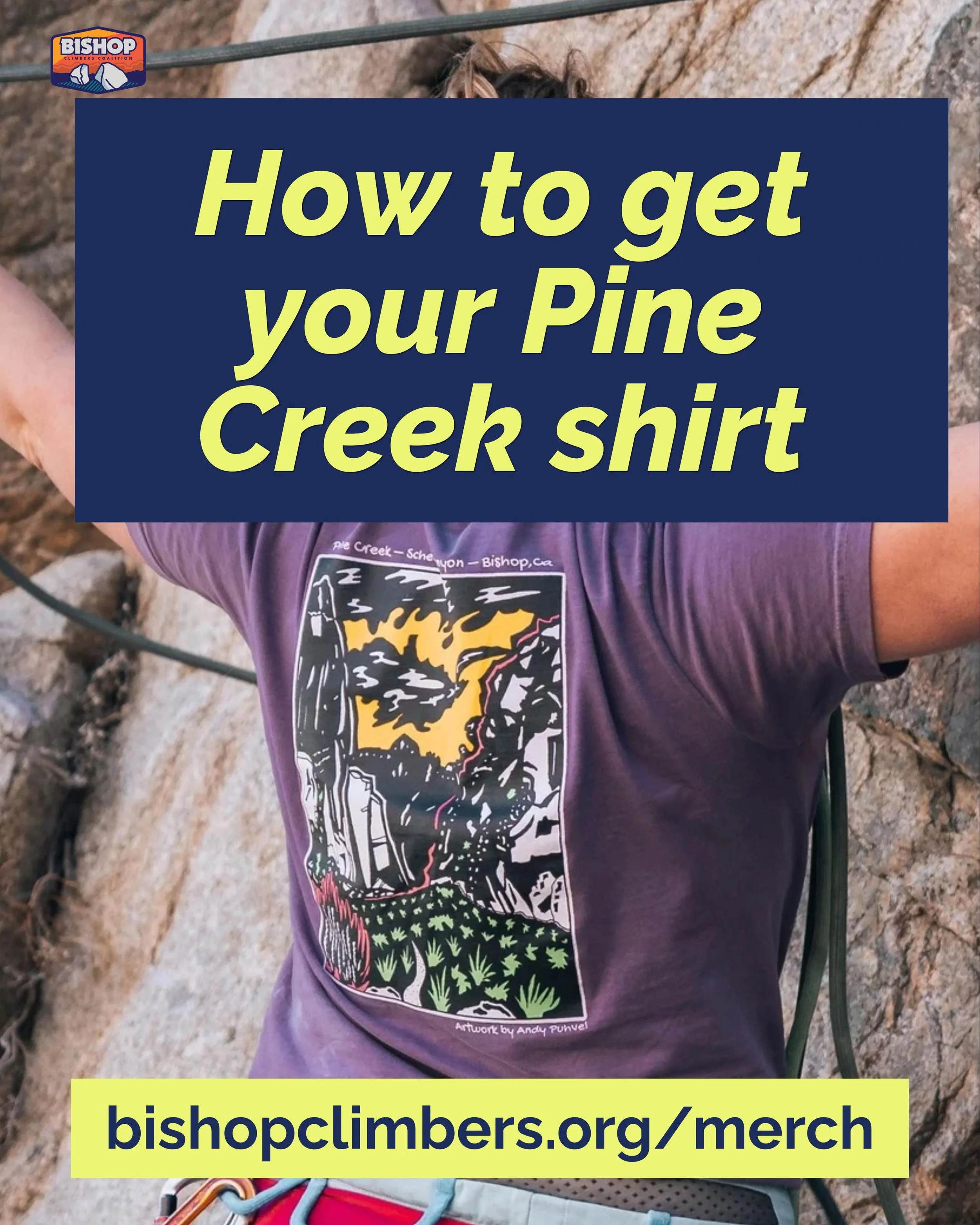 Your Pine Creek Shirt will be available in two ways:

🛍️ Local Pickup - $40
📅 Friday June 19th, 2026
📍@mountainramblerbrewery 
🕛 5:30-8:30pm

📦 shipped - $50
Mailed by June 20
Domestic only 

We will only be printed the exact number of shirts pu
