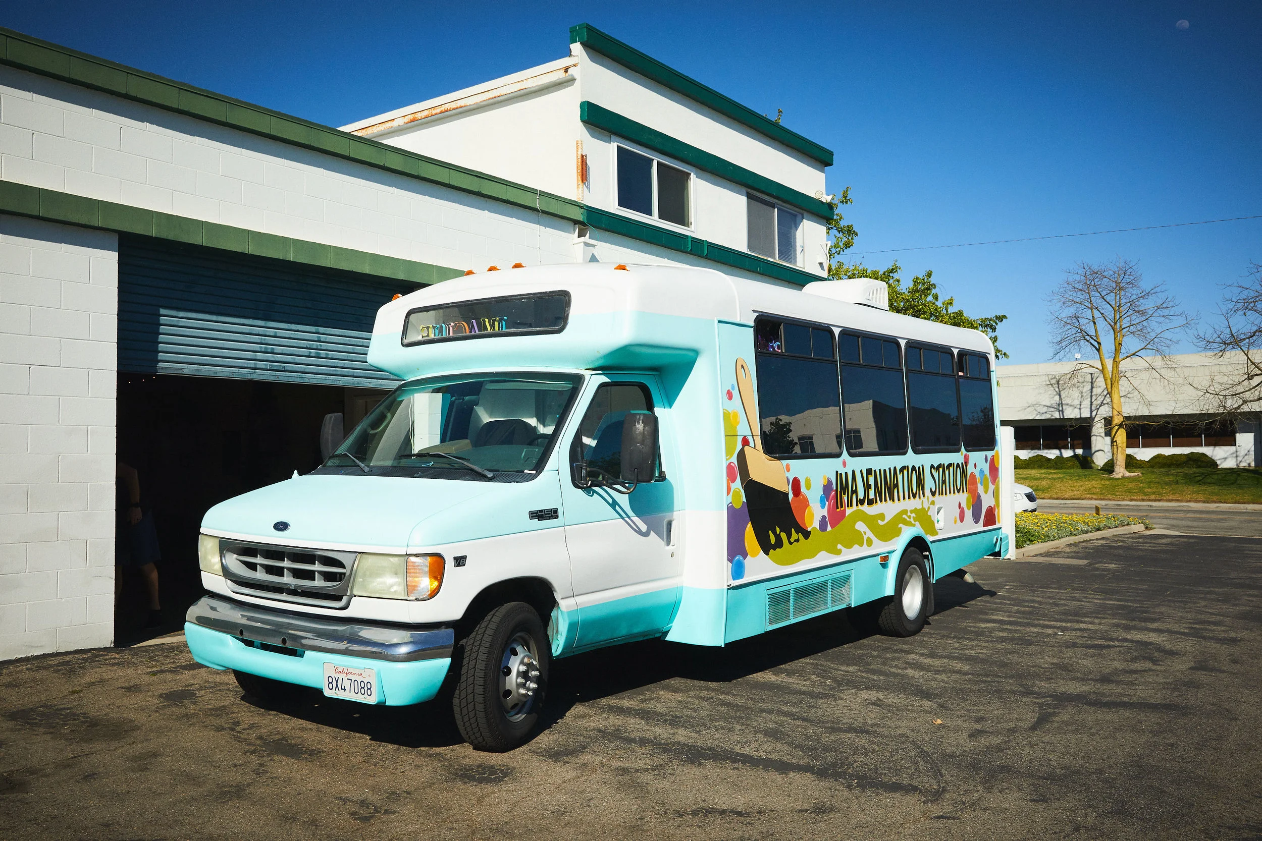 Activity Bus behind The Papa Saloon