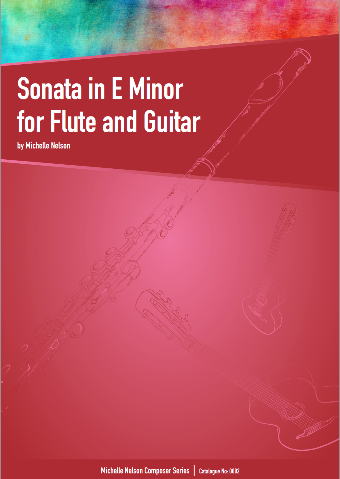Sonata in E Minor for Flute &amp; Guitar (Both Parts) PDF Digital Download