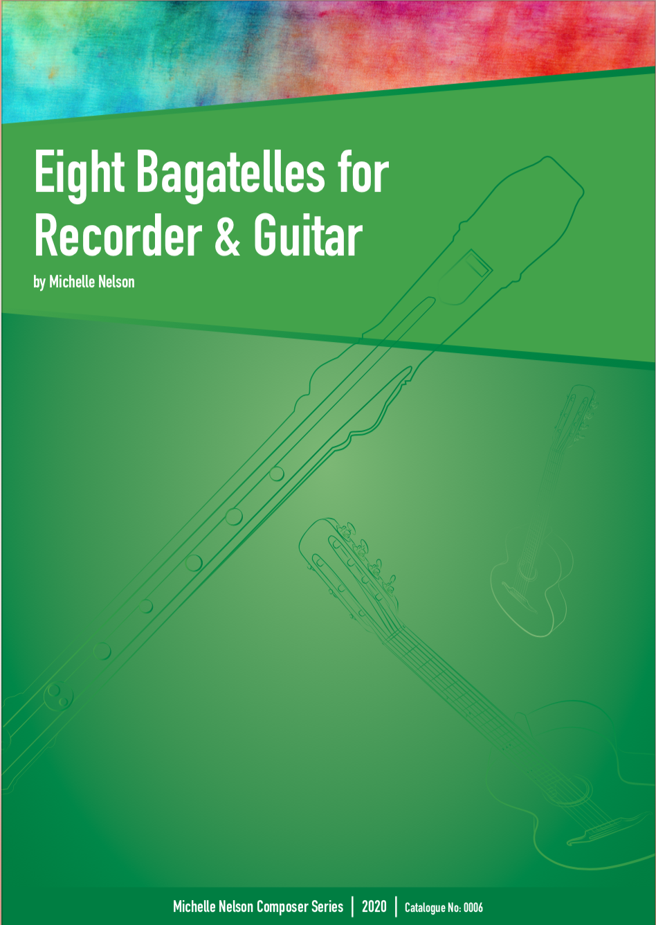 Eight Bagatelles for Guitar and Recorder - PDF Digital Download