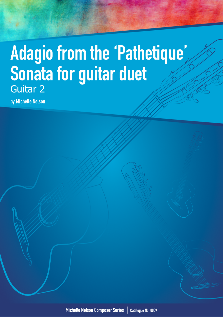 Adagio Pathetique Sonata Duet (Guitar 2 Only) - PDF Digital Download