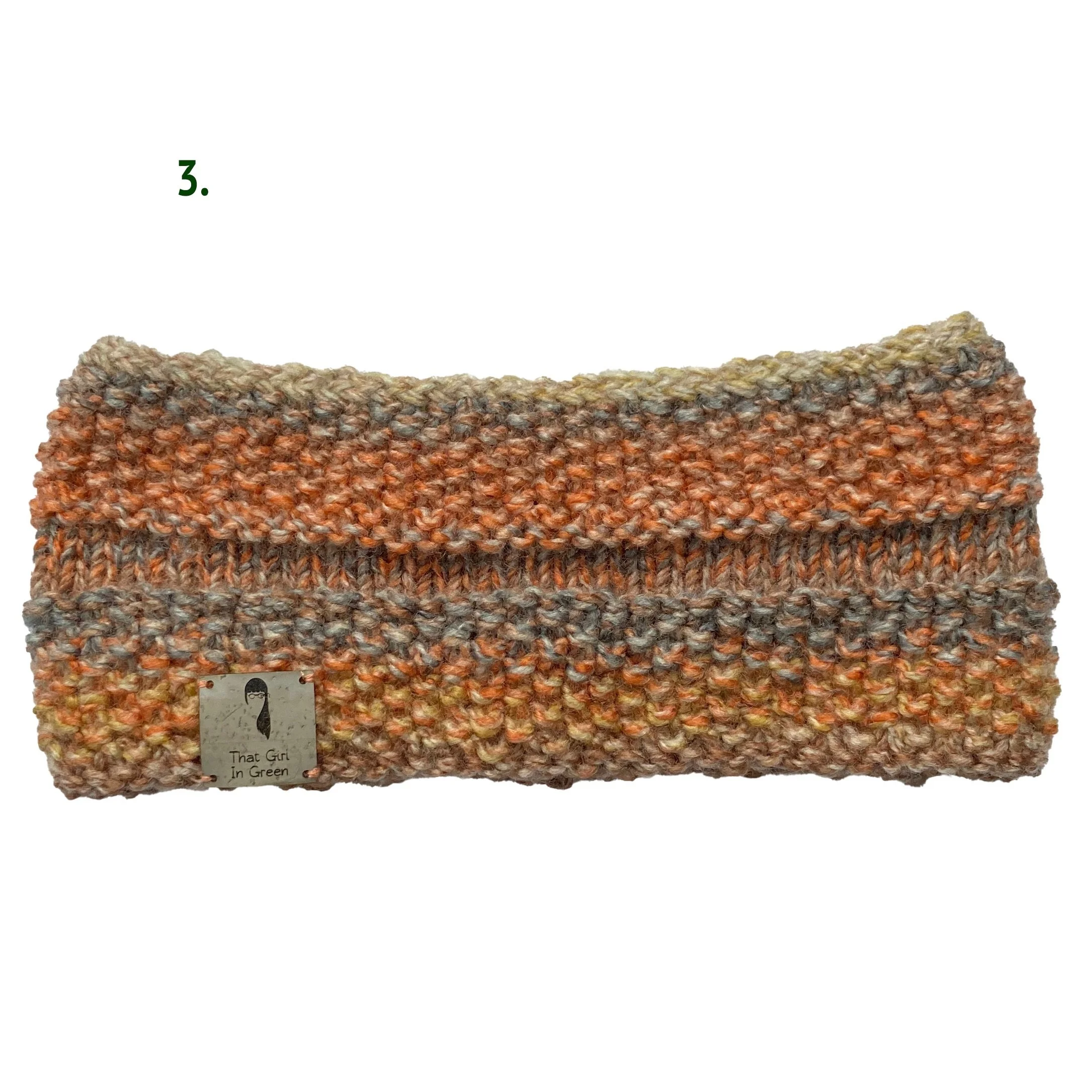 Hand Knitted Ear Warmer Headband That Girl In Green