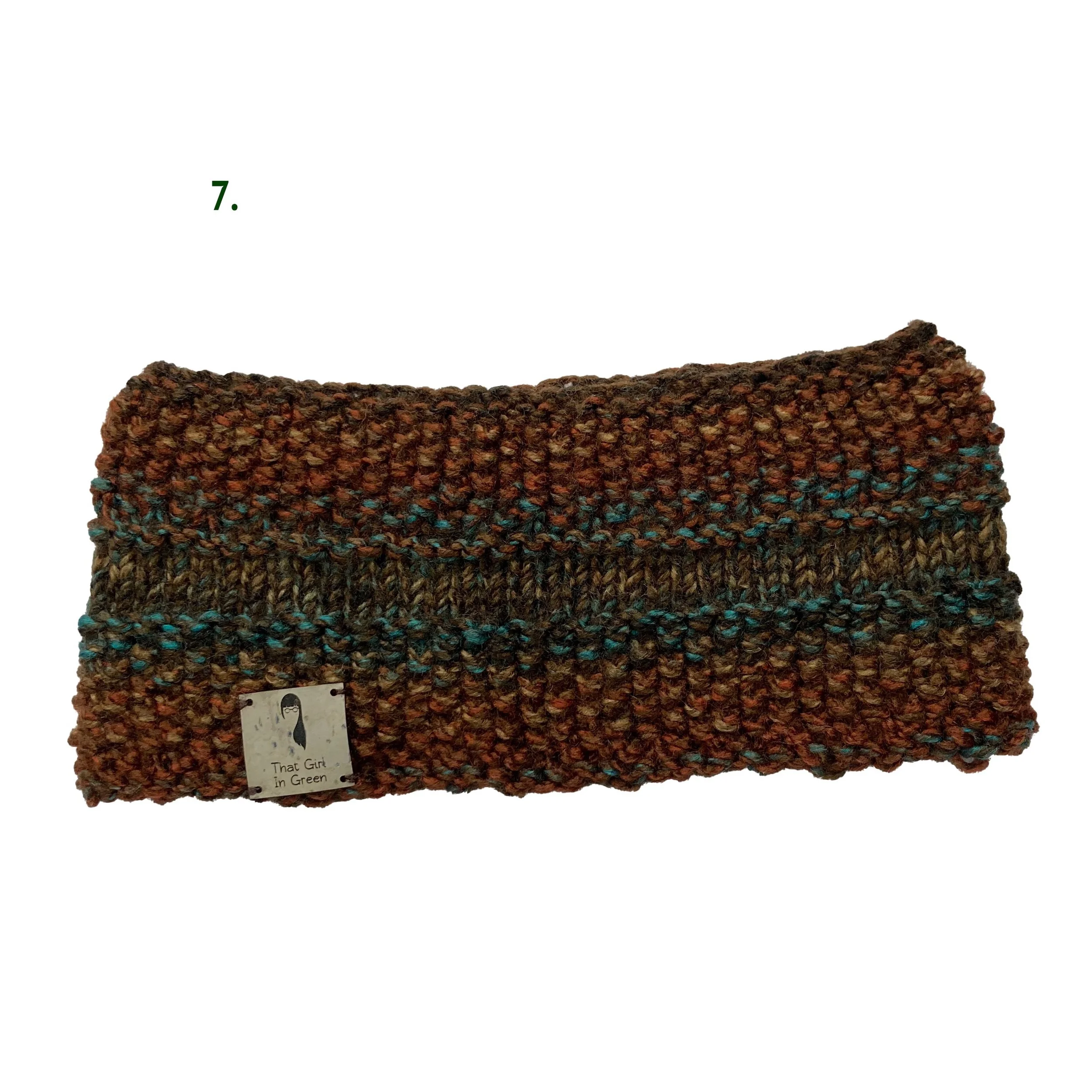 Hand Knitted Ear Warmer Headband That Girl In Green