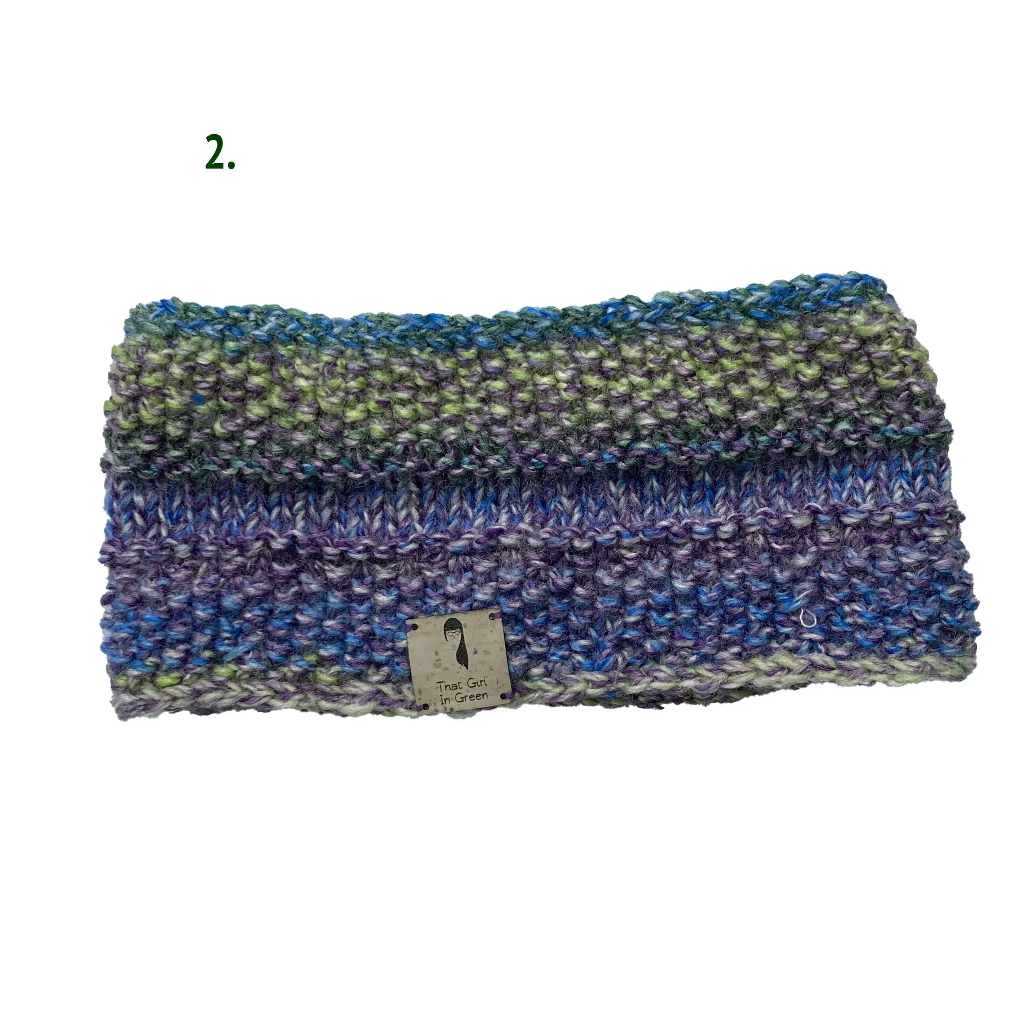 Hand Knitted Ear Warmer Headband That Girl In Green