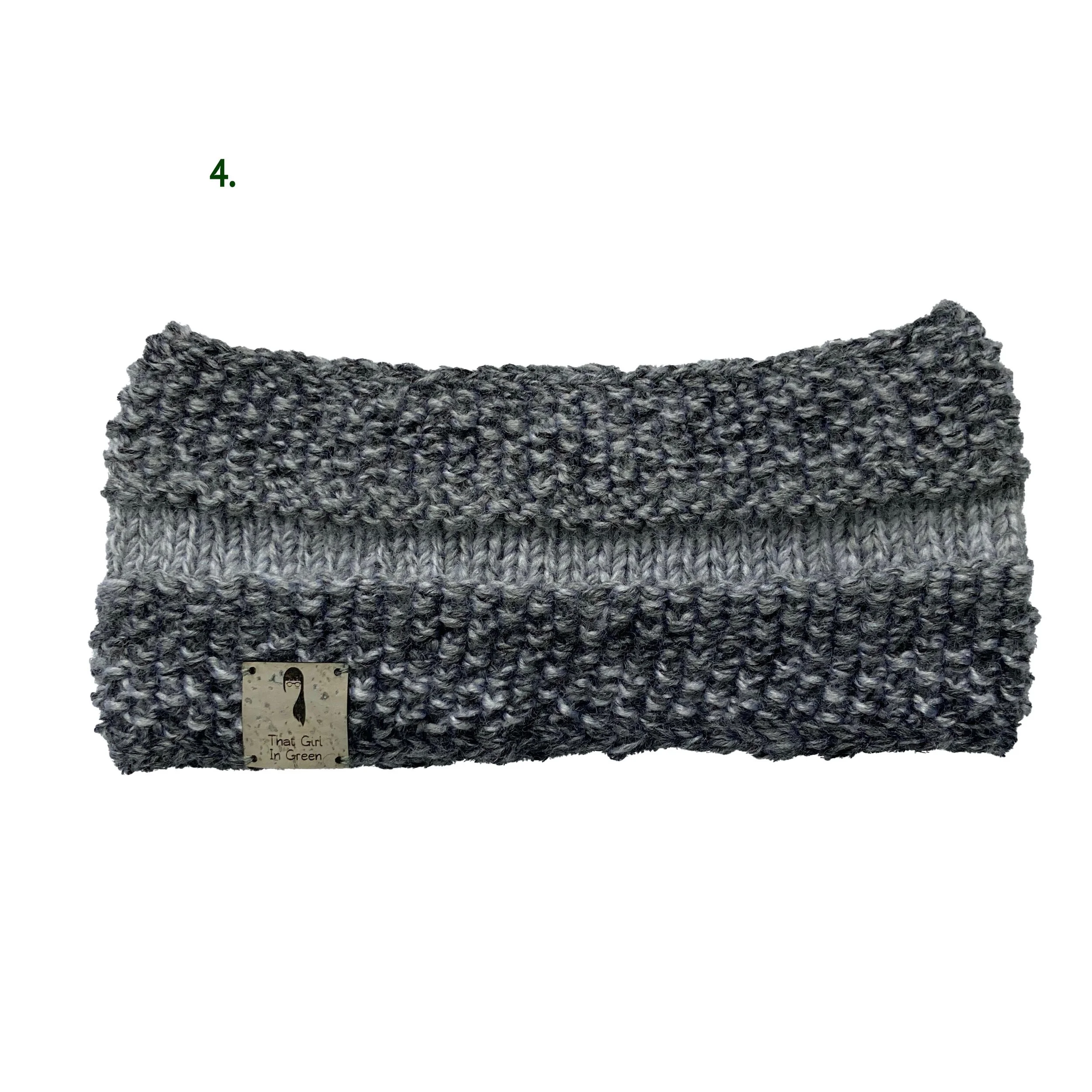 Hand Knitted Ear Warmer Headband That Girl In Green
