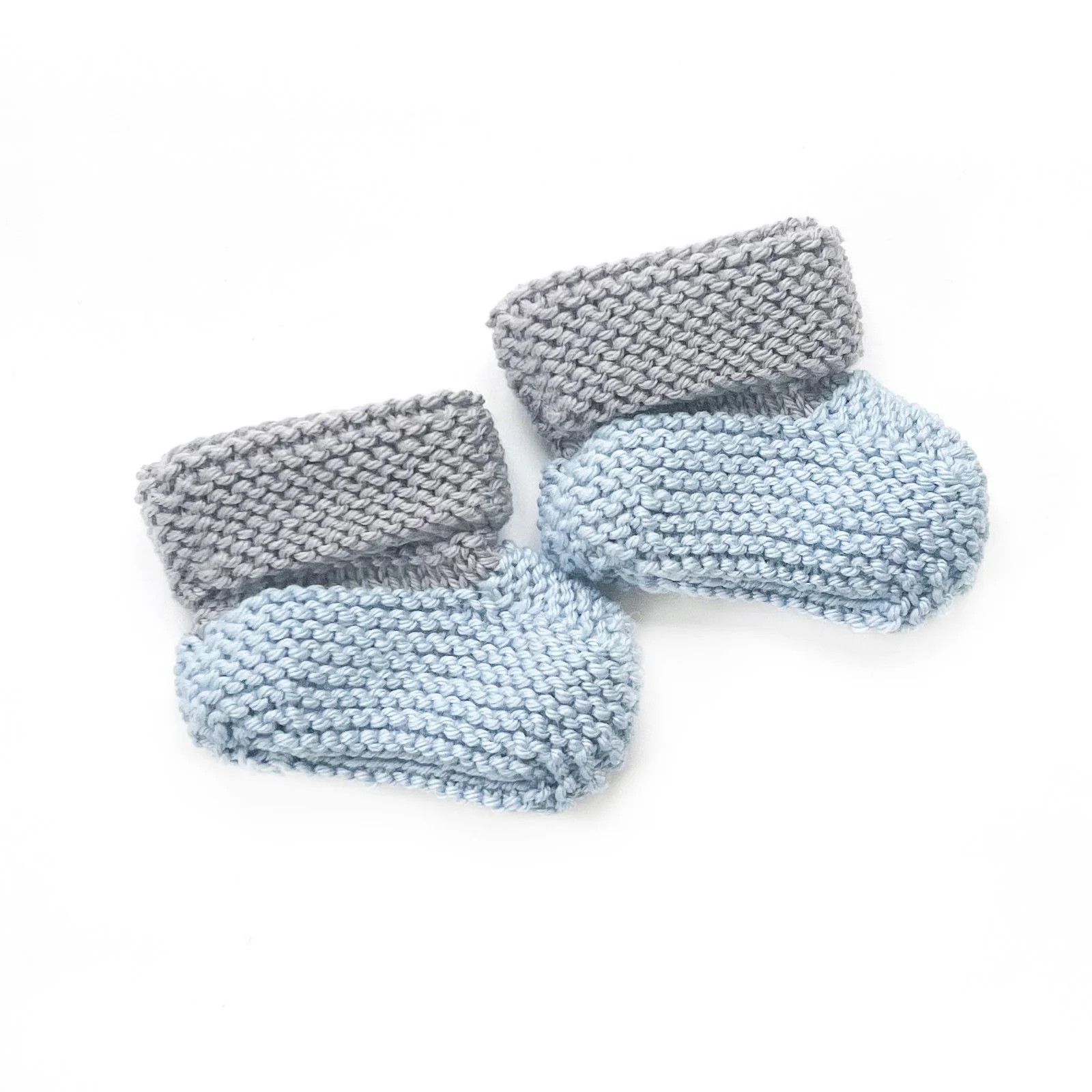 Handknitted Baby Bootees by That Girl In Green