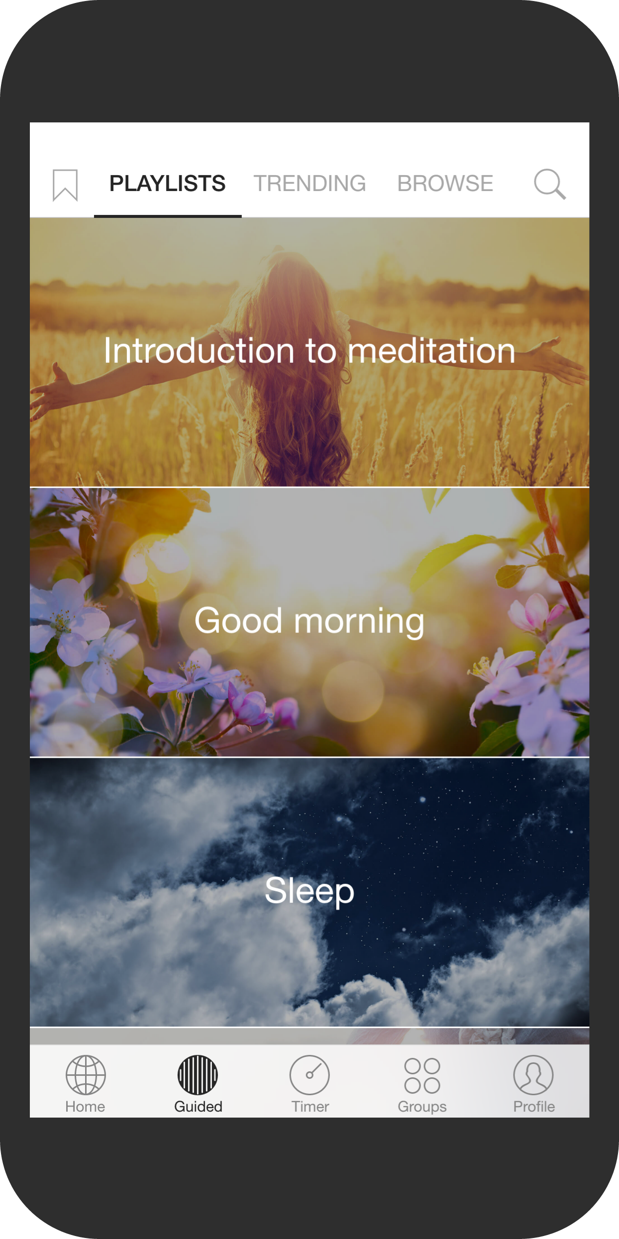 Insight Timer app