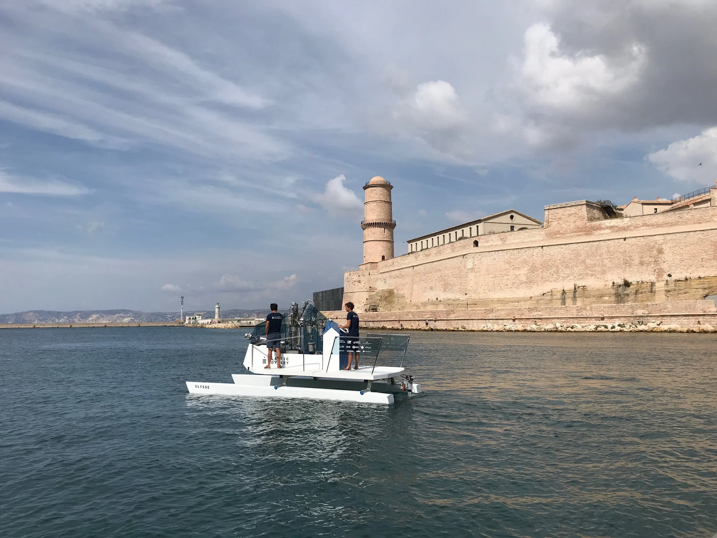 A prototype of a vessel able to recycle plastic