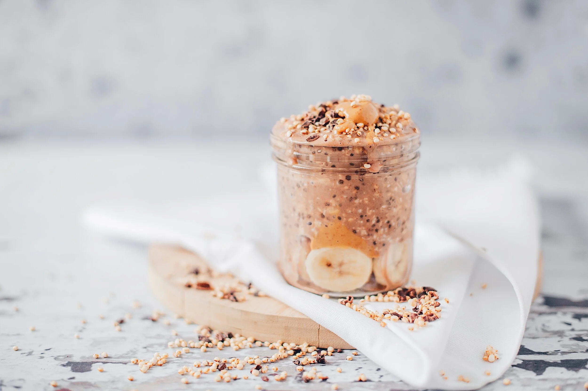 Make... Chocolate, Banana &amp; Peanut Butter Overnight Oats&nbsp;