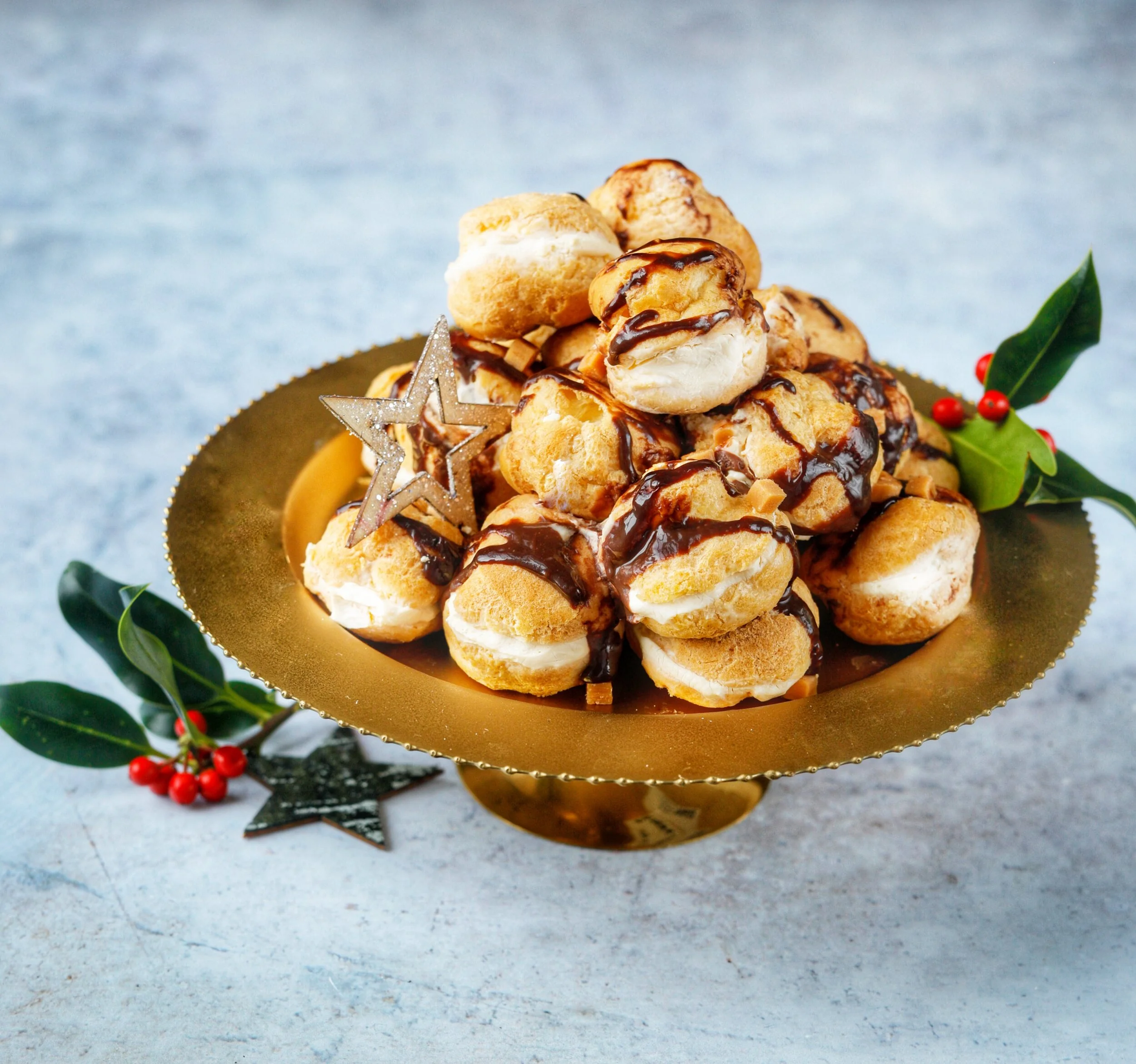 Make... Glenisk Mini Choux Buns with Salted Caramel &nbsp;