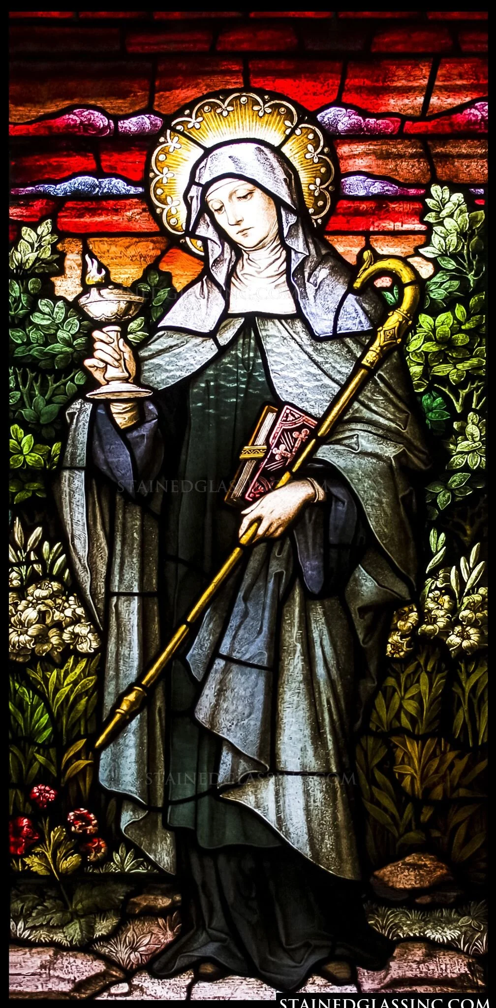 St. Bridget Glass Stained Window