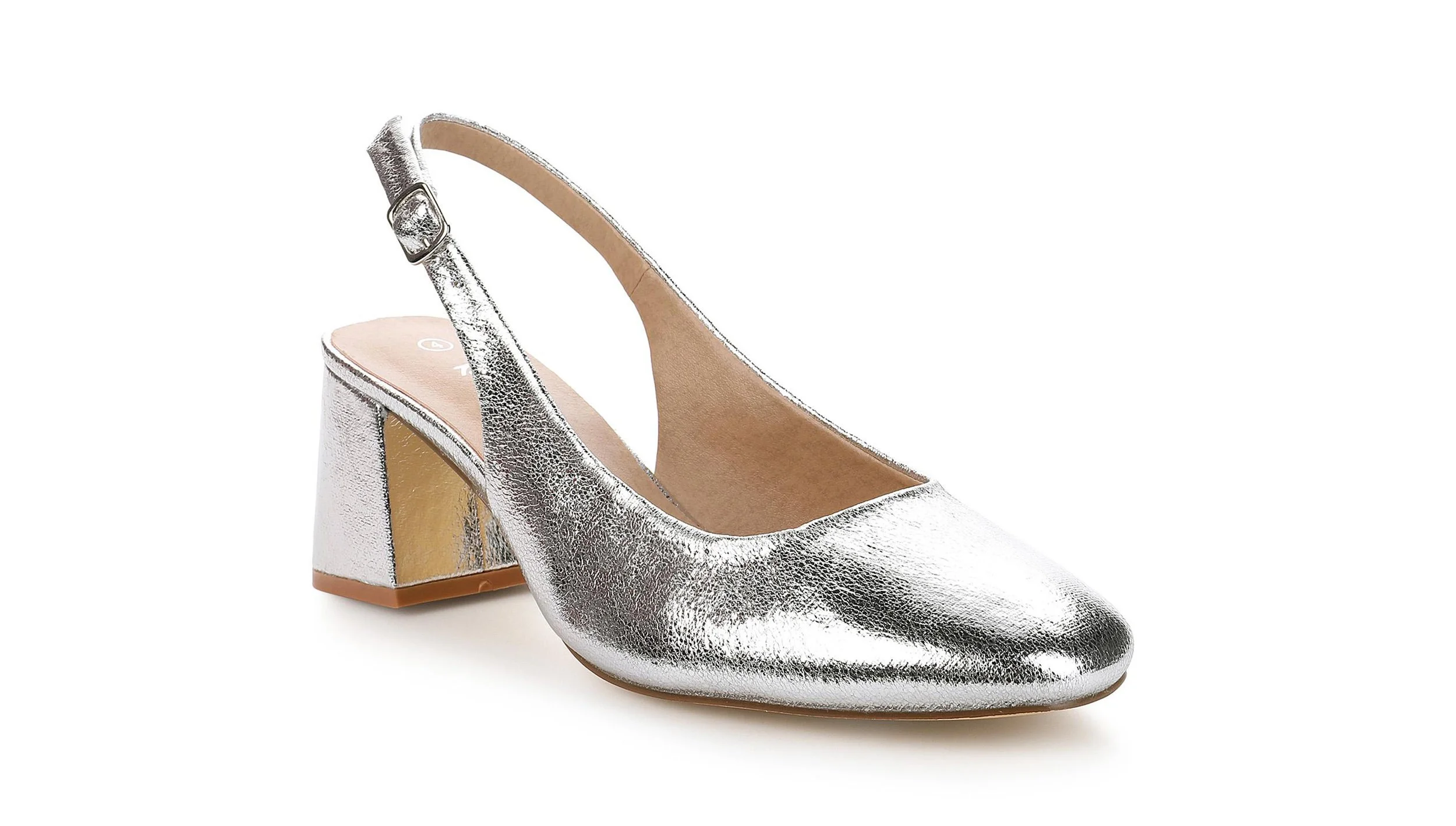 1&gt; KALEIDOSCOPE Metallic Slingback Courts €45.50 