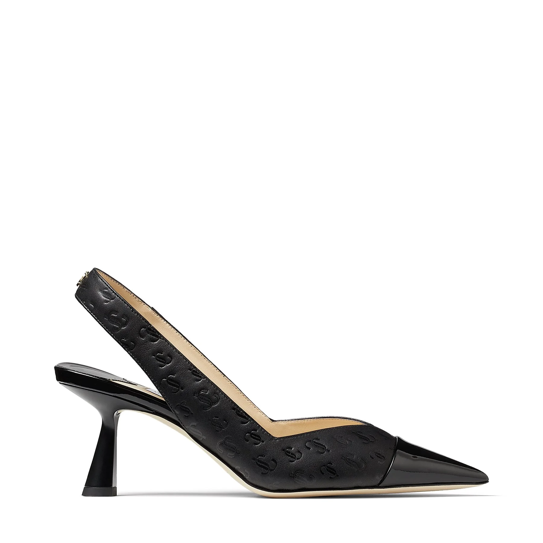 5&gt;&gt;&gt;Splurge Jimmy Choo Liya 65 JC Logo Slingbacks €650