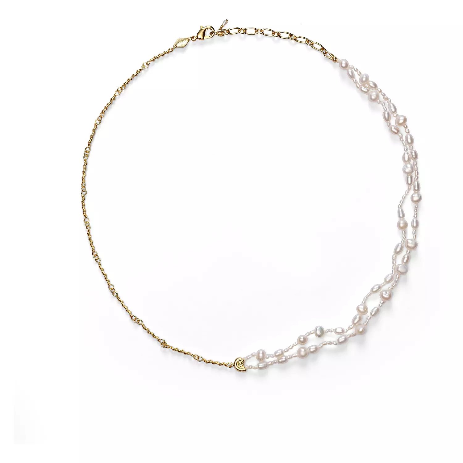 ANNI LU Sprezzatura Pearl Chain Necklace €225