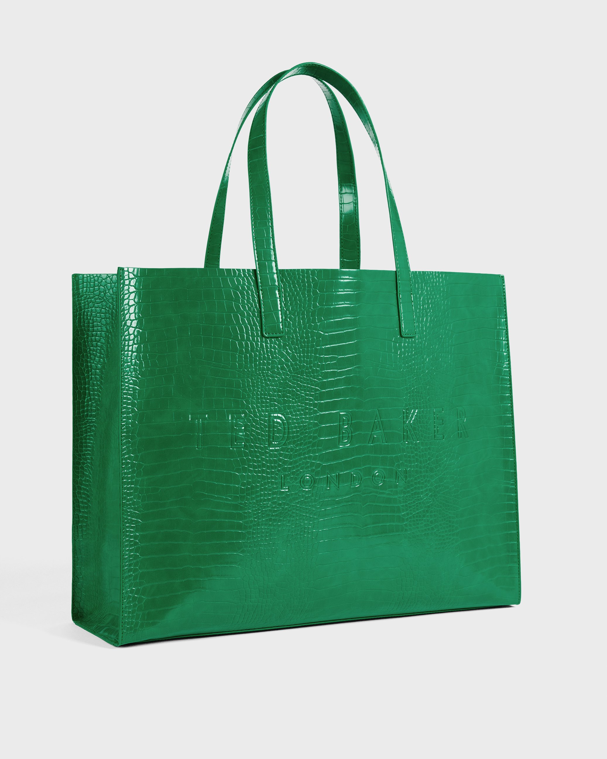 3&gt;TED BAKER Allicon Croc Embossed Tote €85