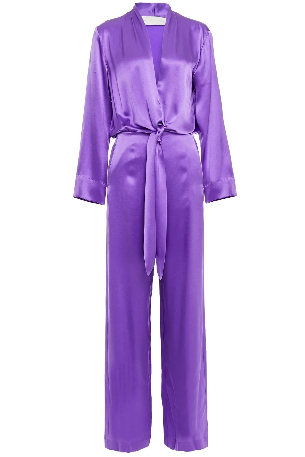 MICHELLE MASON Knotted Silk- Charmeuse Jumpsuit €378