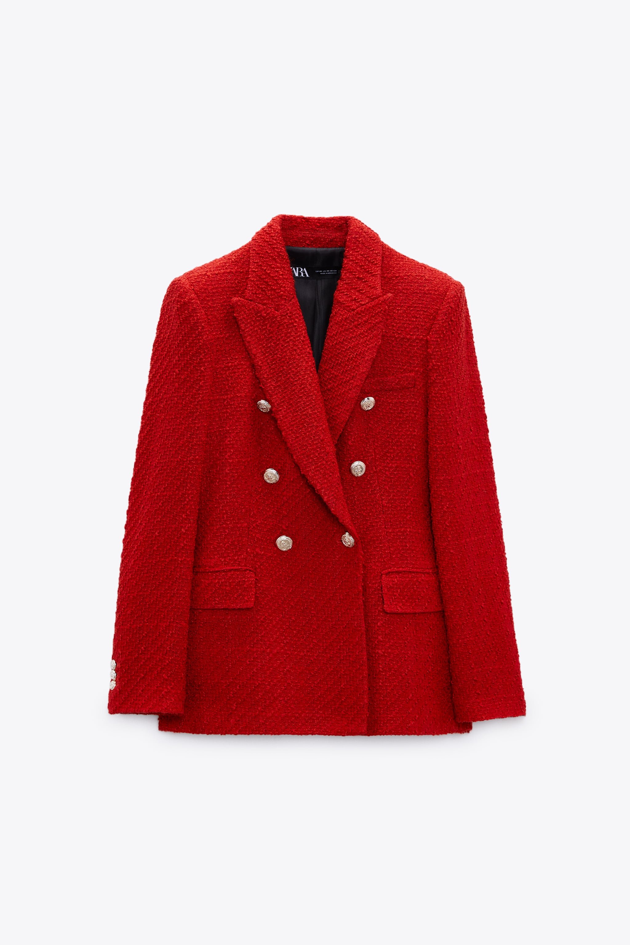 ZARA Textured Double-Breasted Blazer €59.95